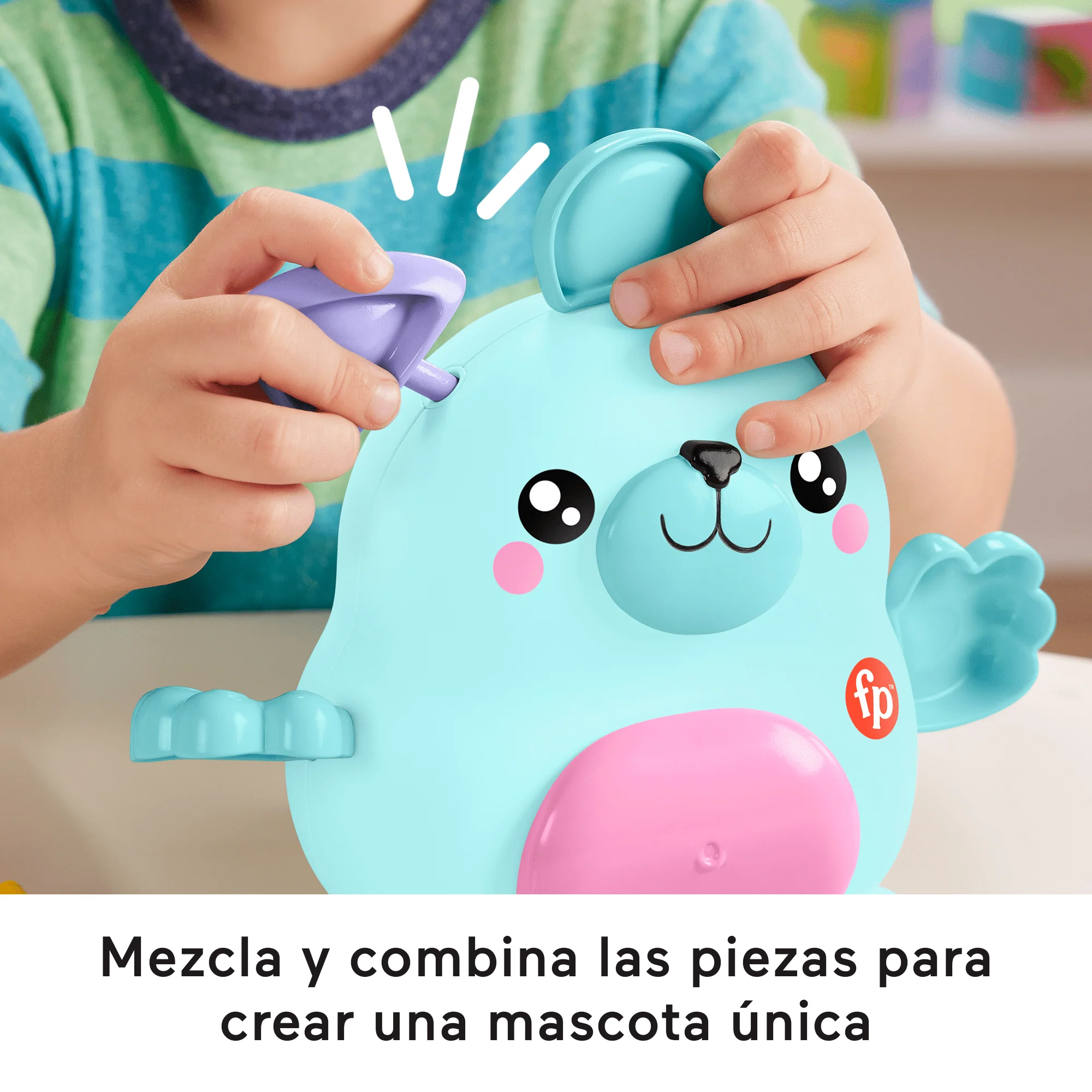 Juguete De Construcción Mascota Con Accesorios Para Combinar De Fp Pets De Fisher-Price, Juegos De Imitación Para Niños Y Niñas De Preescolar, 18 Piezas - Image 3