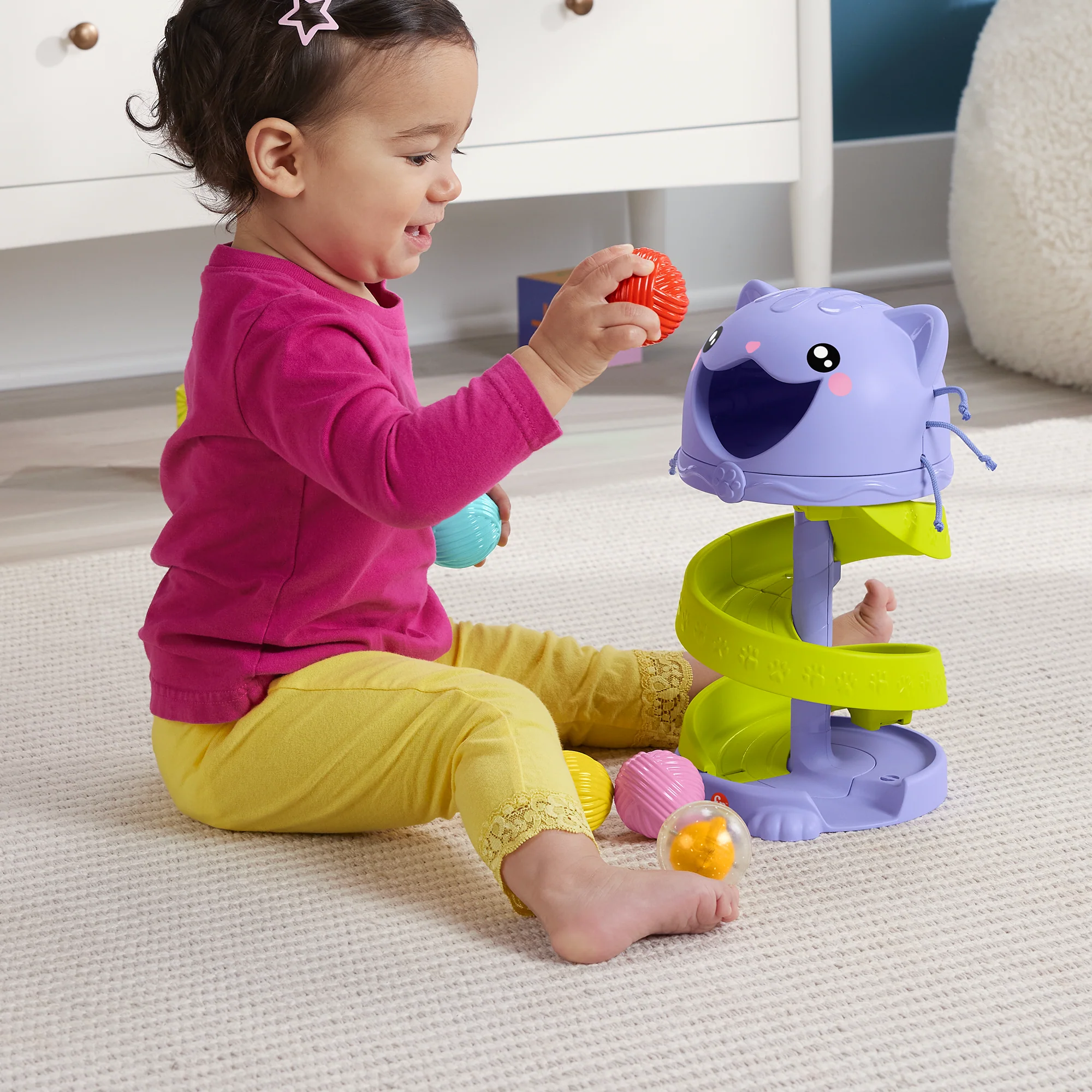 Juguete De Desarrollo Torre De Bolas Perrr-Fecta De Fp Pets De Fisher-Price, Para Bebés Y Niños Y Niñas Pequeños - Image 2