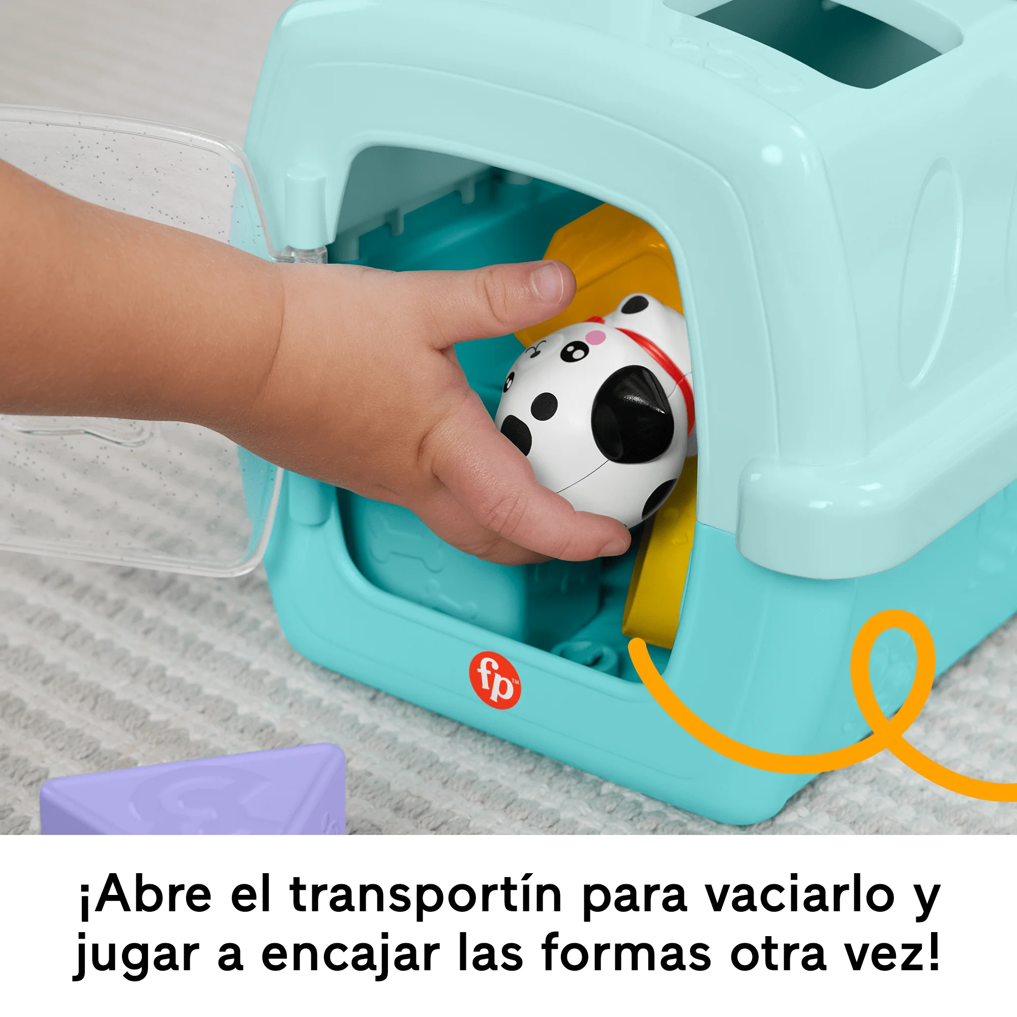 Juguete Para Clasificar Formas Transportín Clasifica Y Guarda De Fp Pets De Fisher-Price Para Bebés Y Niños Y Niñas Pequeños, 8 Bloques - Image 4