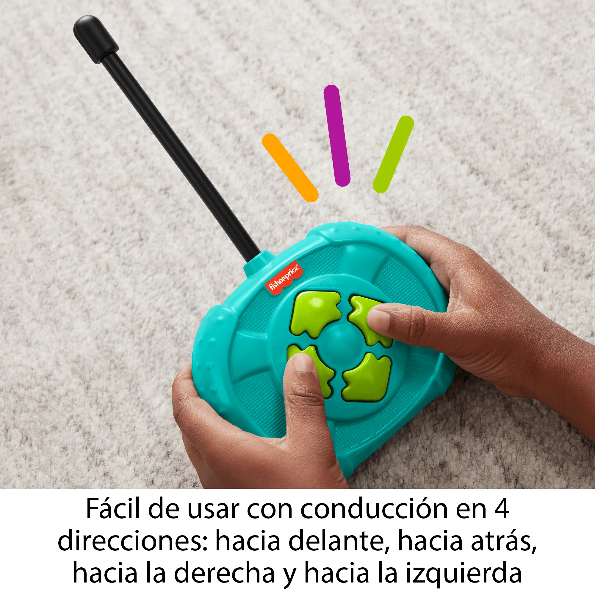Juguete Para Niños Y Niñas De Preescolar Mi Primer Teledirigido De Fisher-Price, Coche Teledirigido Para Niños Y Niñas A Partir De 3 Años - Image 3