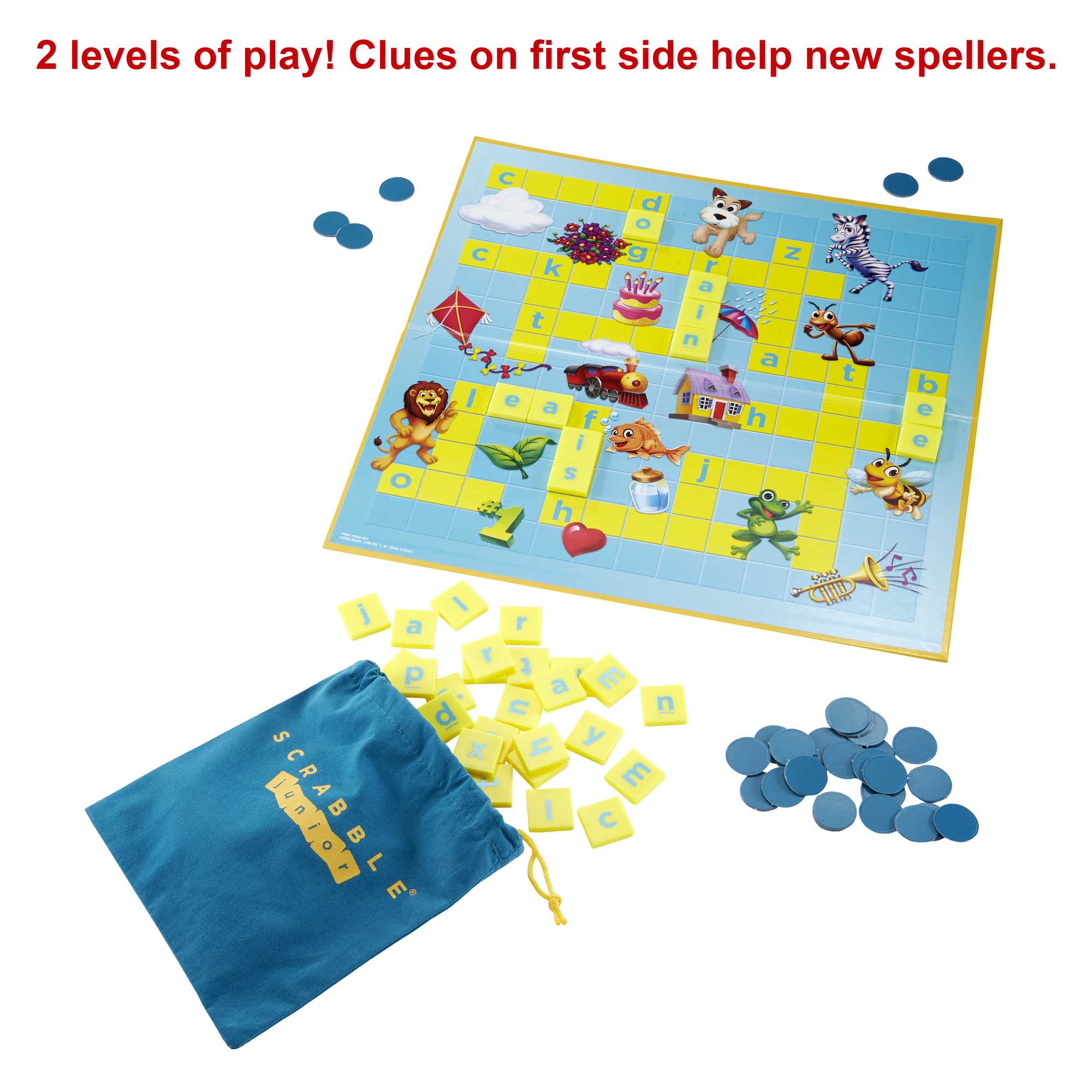 Scrabble Junior Kids Crossword Board Game - Image 3