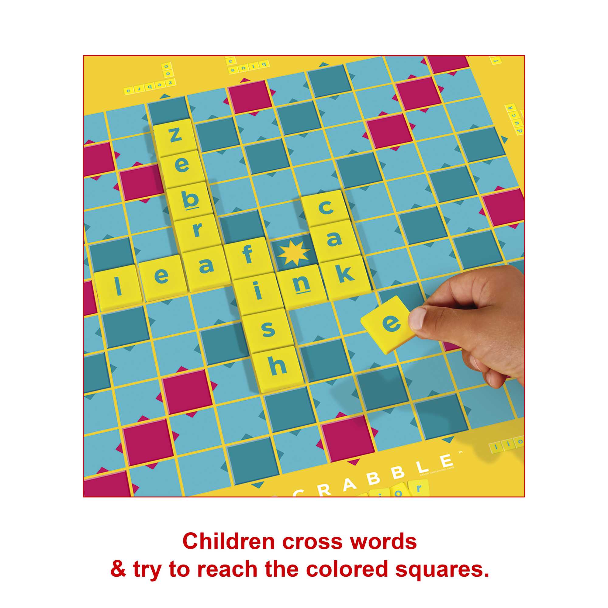 Scrabble Junior Kids Crossword Board Game - Image 5