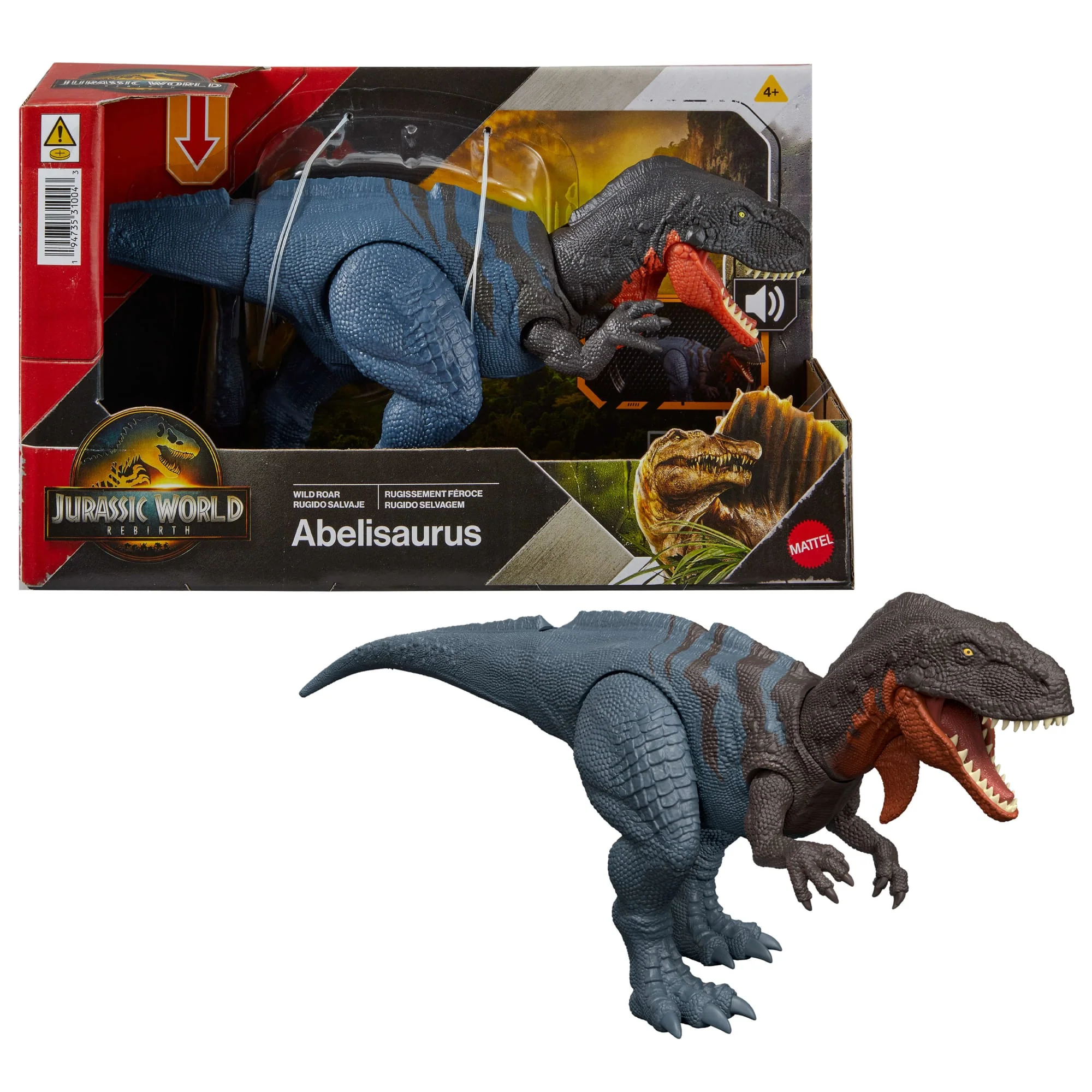 Jurassic World : Renaissance-Figurine Articulée Abelisaurus