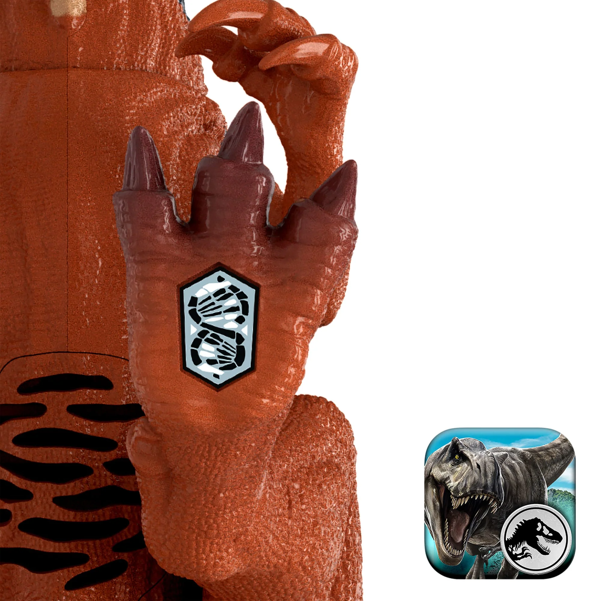 Jurassic World Ryczący dinozaur Afrowenator Figurka z atakiem i dźwiękiem Interaktywny dinozaur Zabawka dla dzieci 4+ - Image 2
