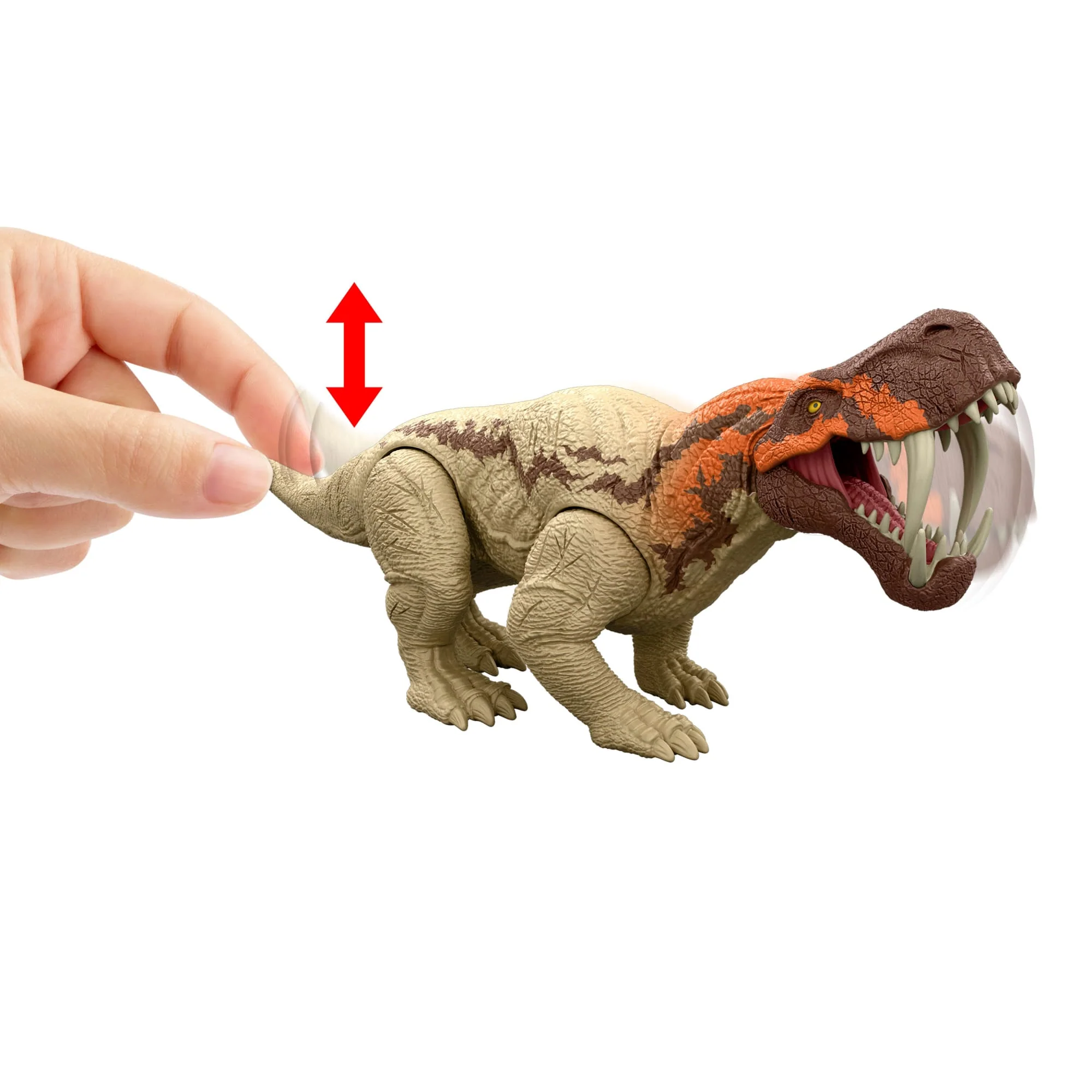 Jurassic World Atakujący dinozaur Figurka do ustawiania z funkcją ataku Zabawka dinozaur 4+ - Image 6