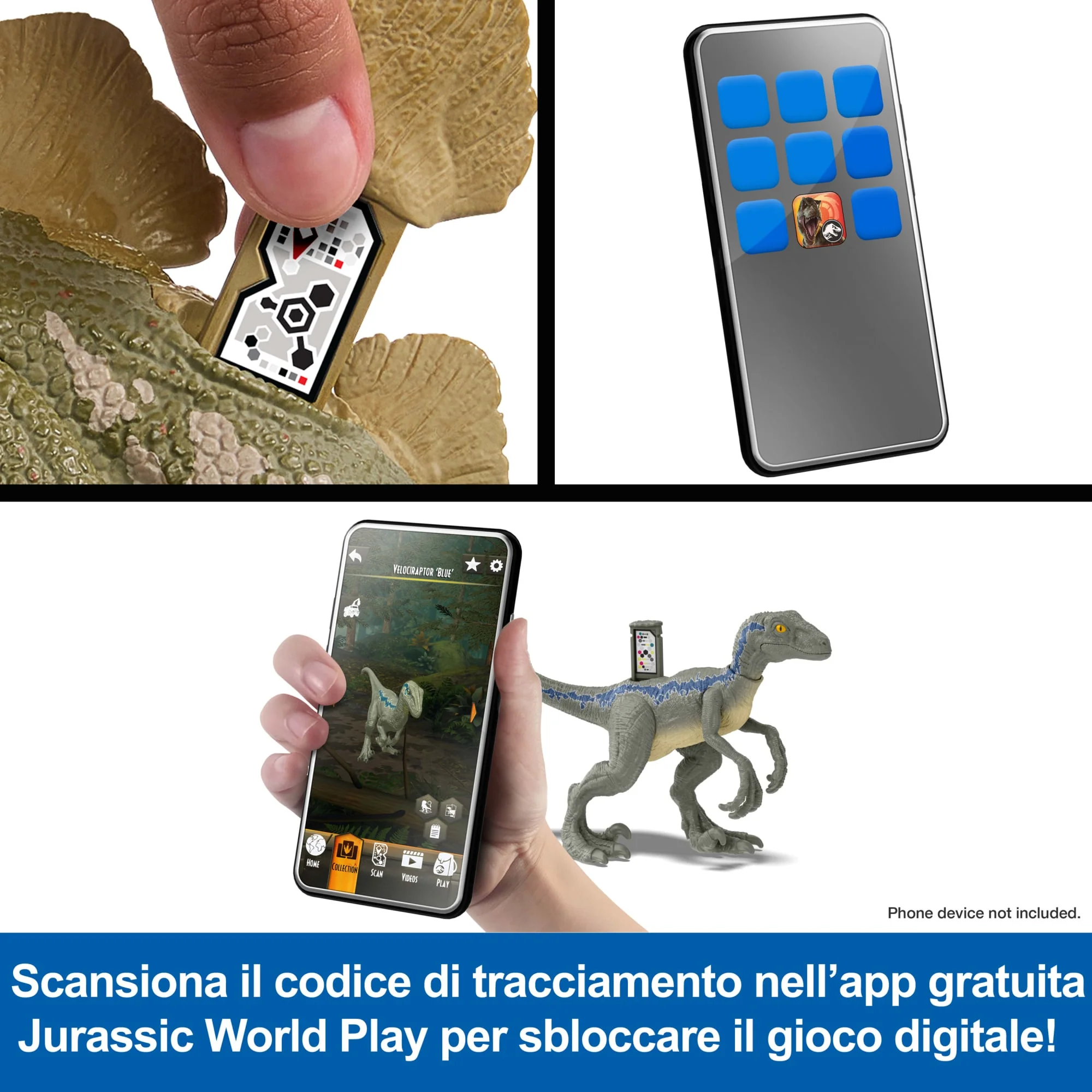 Jurassic World Attacco Selvaggio Action Figure Dinosauro T-Rex Giocattolo - Image 4