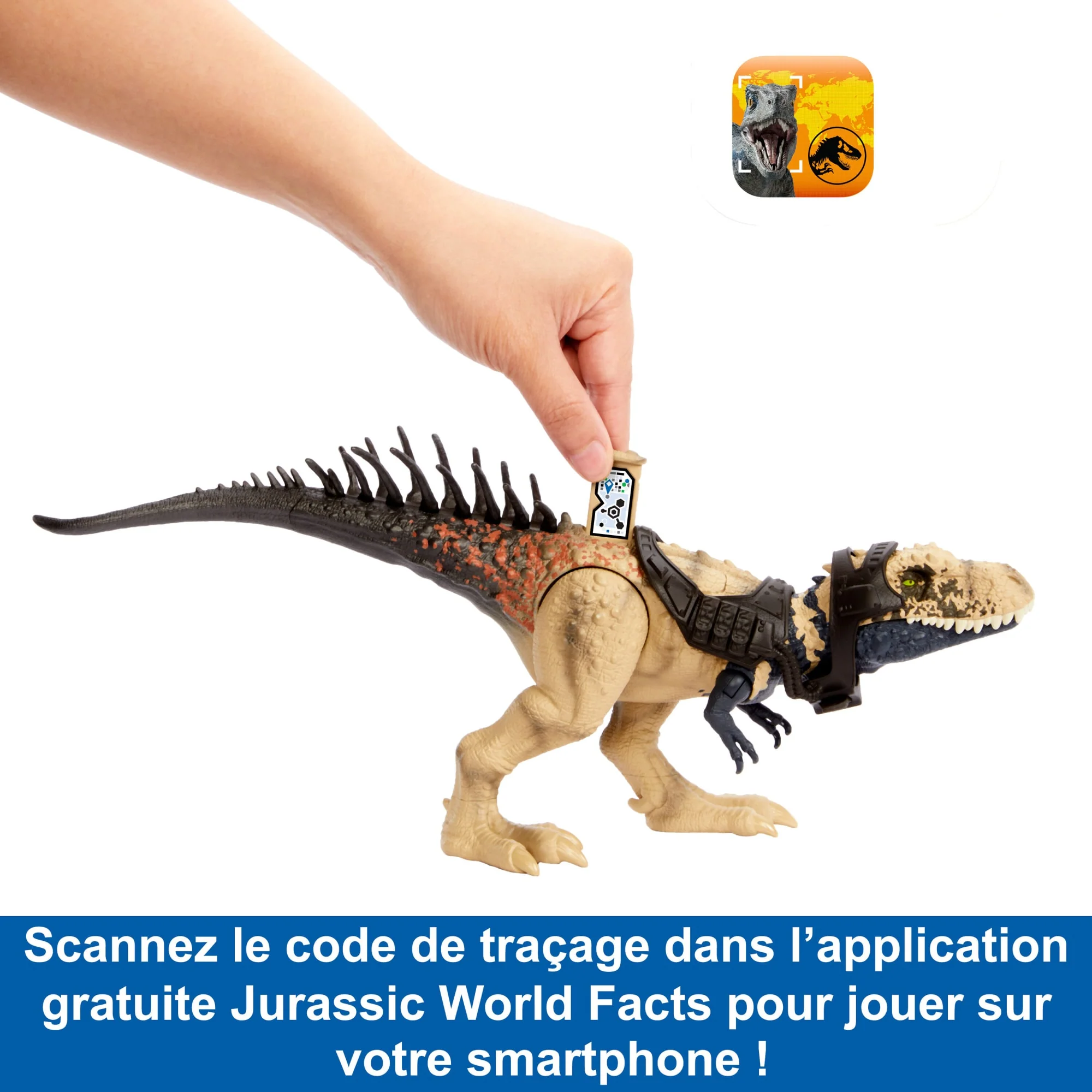 Jurassic World - Bistahieversor Mega Action - Figurine Dinosaure - 4 Ans Et + - Image 4