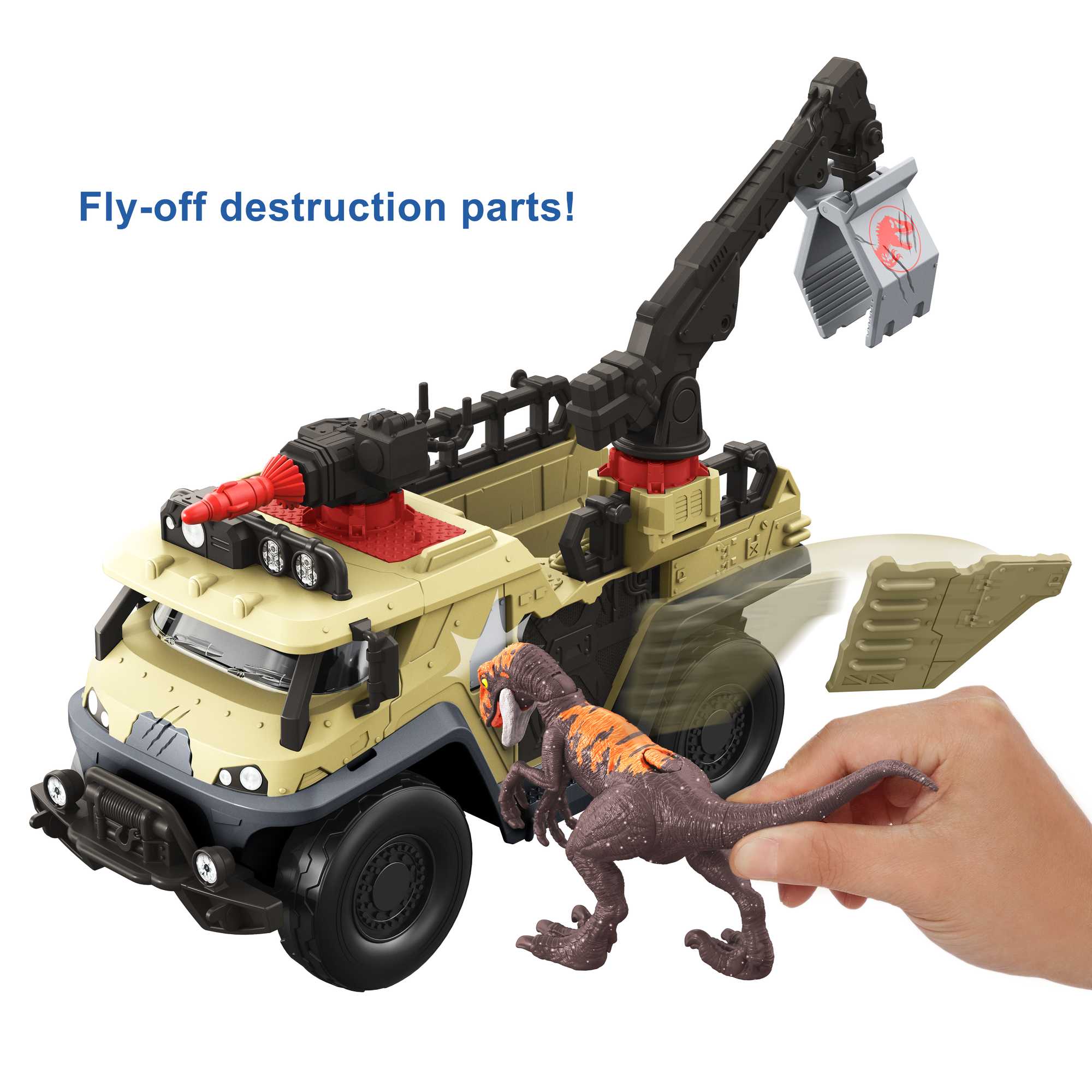 Jurassic World Capture 'N Crush Truck Vehicle - Image 3