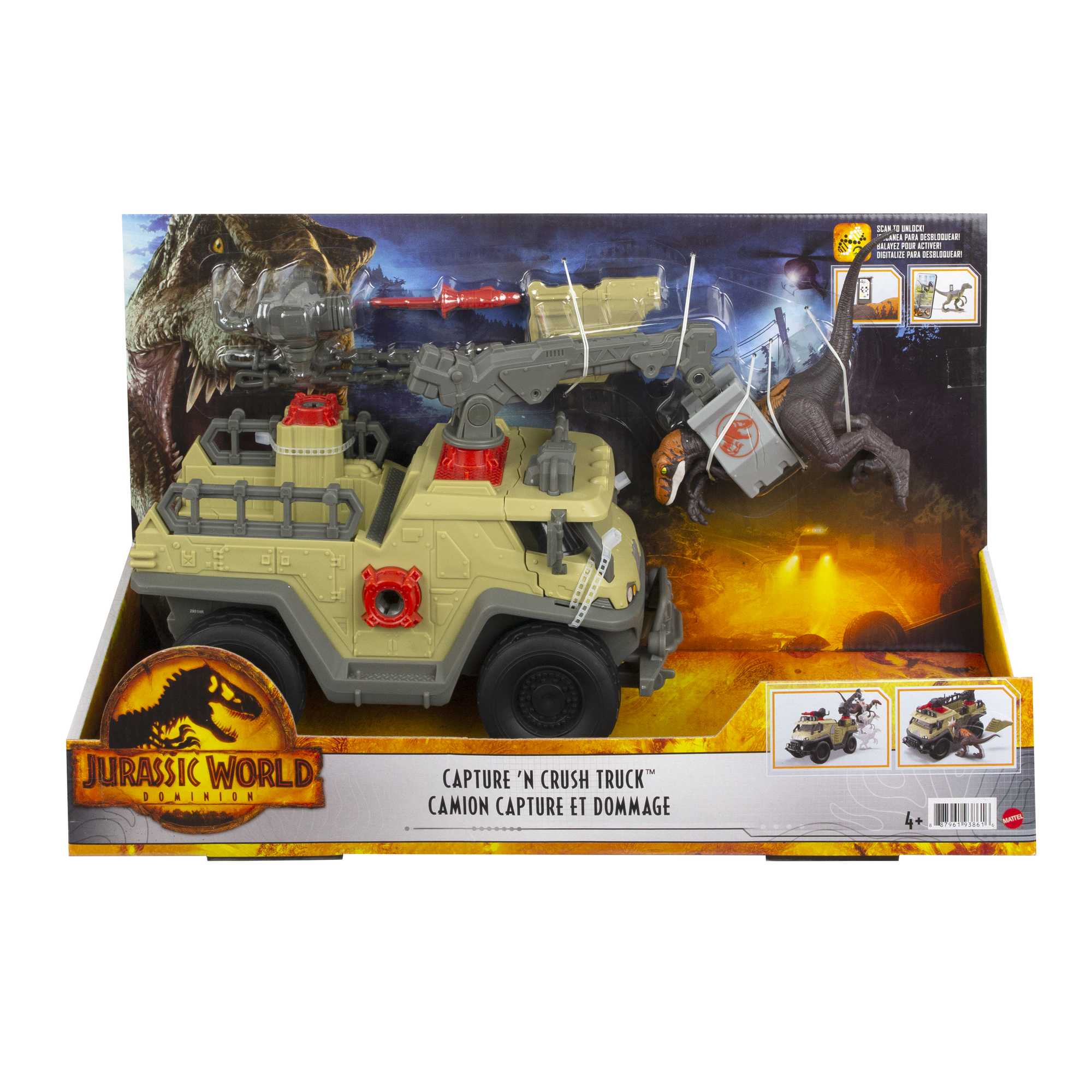 Jurassic World Capture 'N Crush Truck Vehicle - Image 6