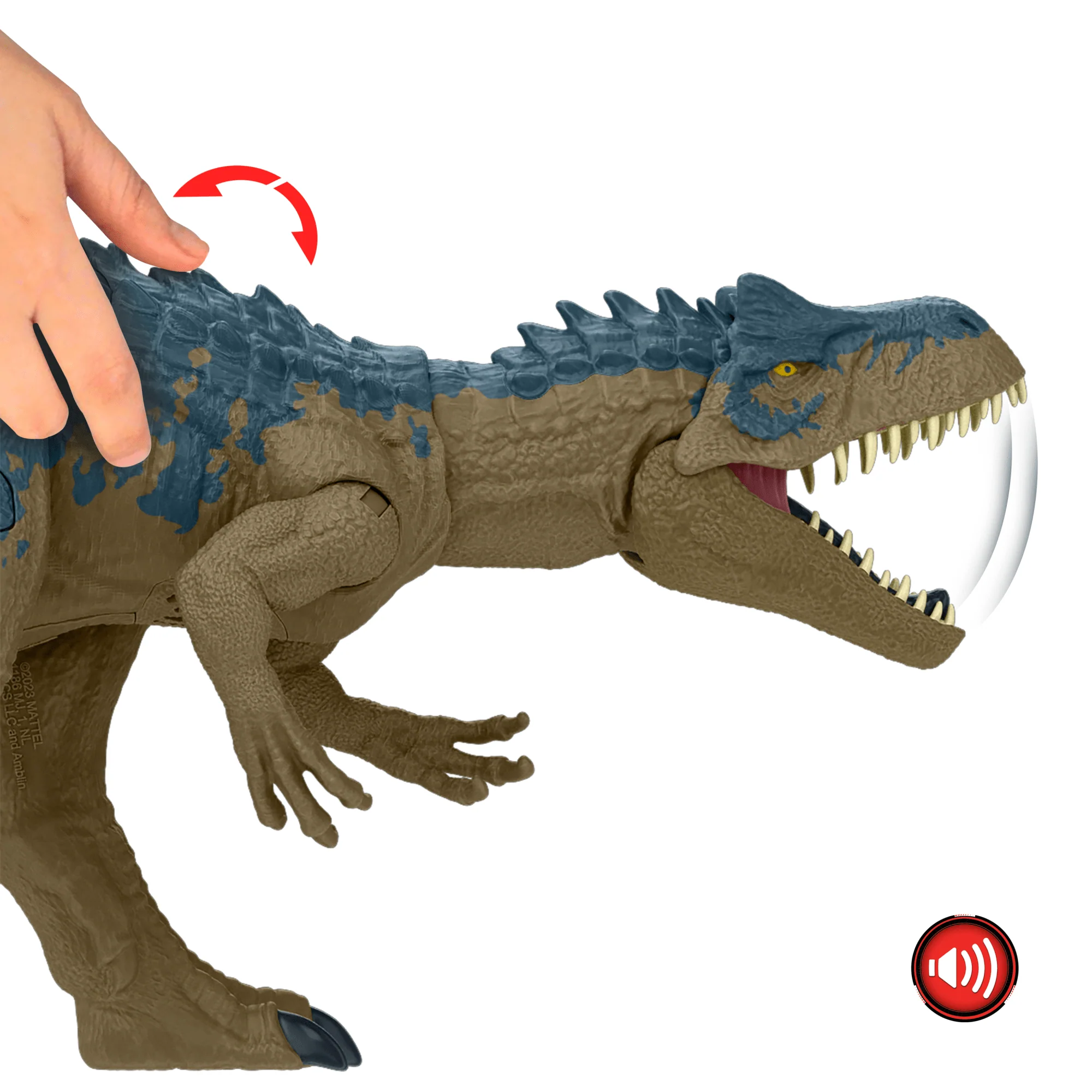 Jurassic World-Carnage Sans Pitié-Allosaurus Avec Attaque Et Sons - Image 3