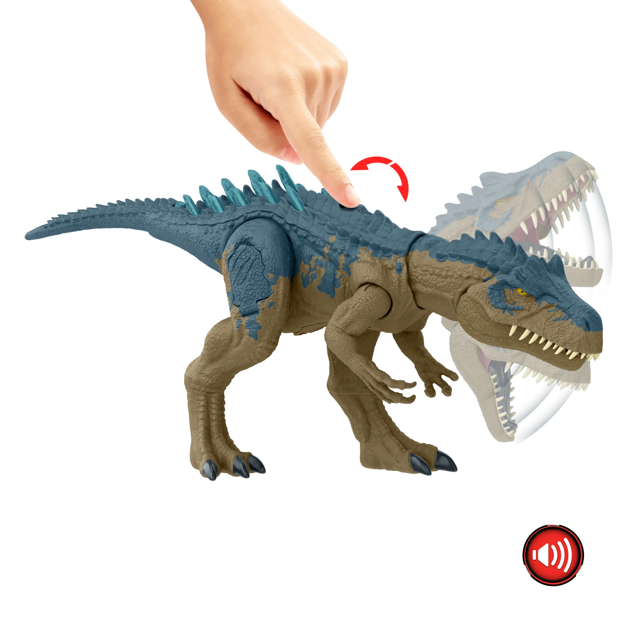 Jurassic World-Carnage Sans Pitié-Allosaurus Avec Attaque Et Sons - Image 4