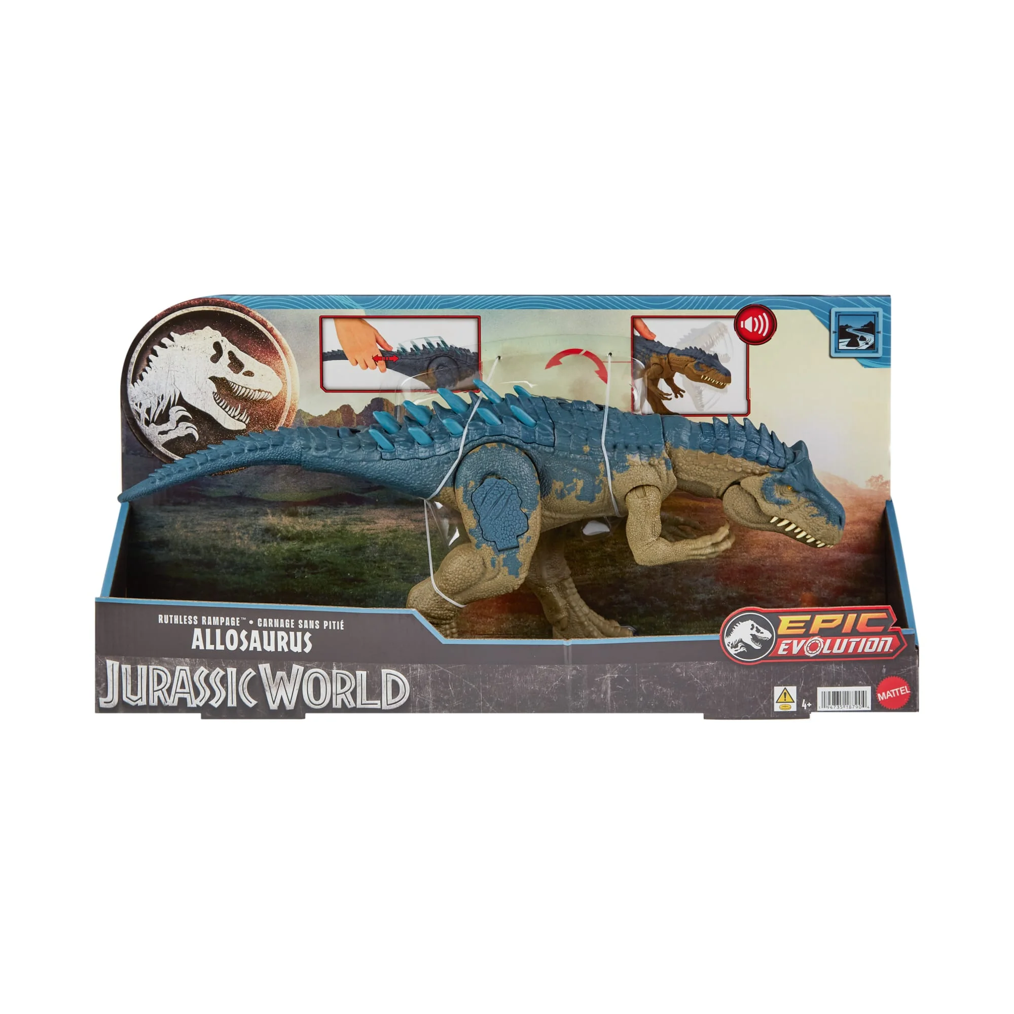 Jurassic World-Carnage Sans Pitié-Allosaurus Avec Attaque Et Sons - Image 6