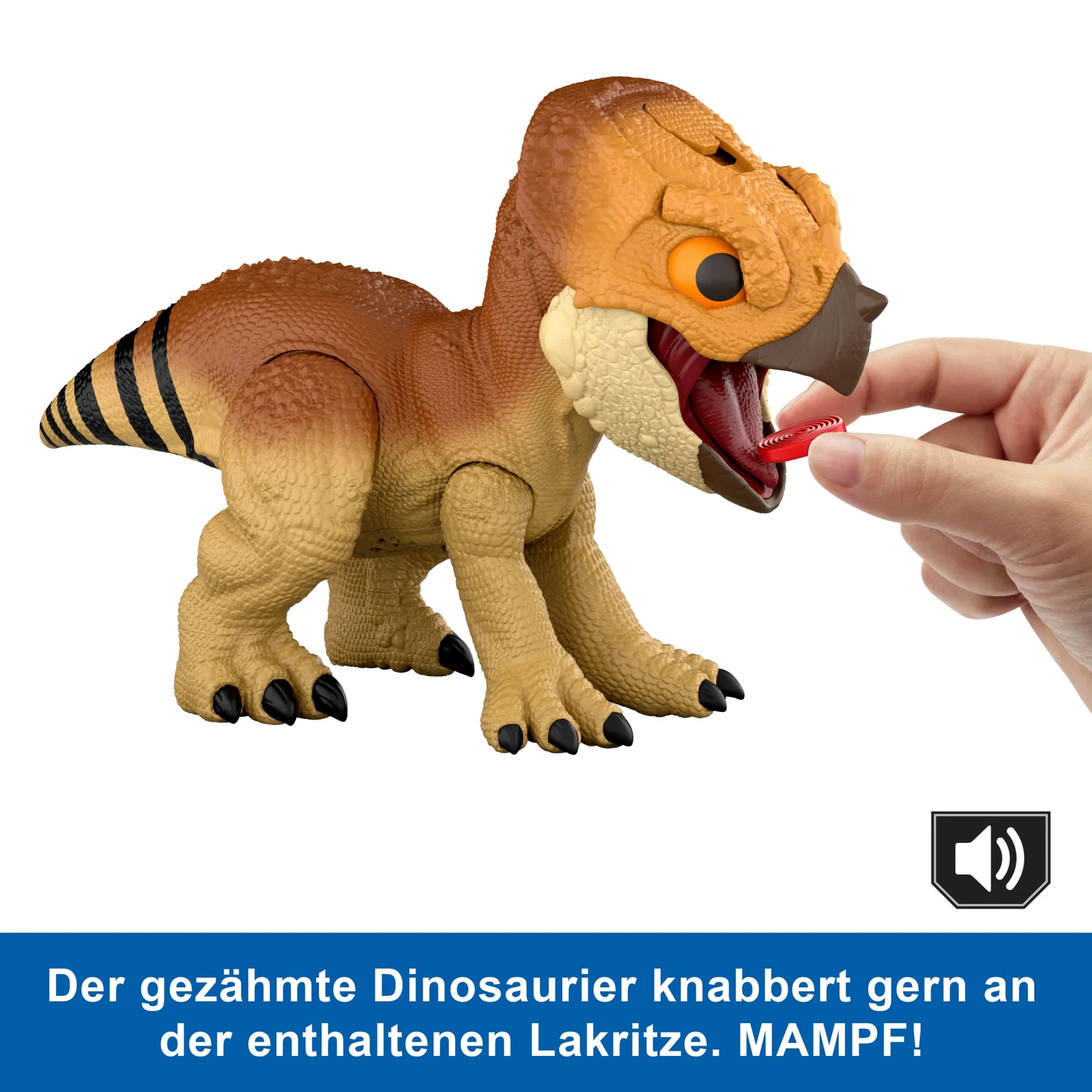 Jurassic World: Die Wiedergeburt Primal Protector Aquilops Dolores Interaktives Dinosaurierspielzeug, Mit Angriffsbewegungen Und Brüllgeräuschen - Image 5