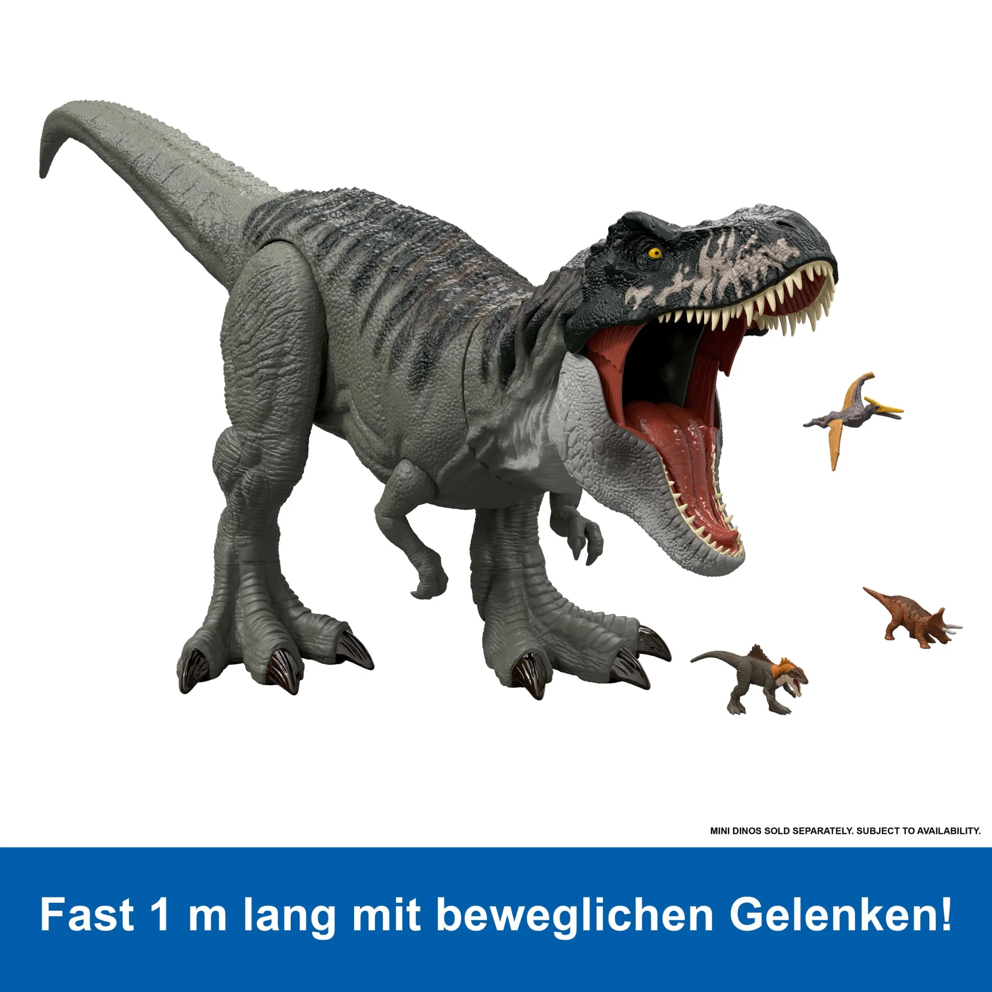 Jurassic World: Die Wiedergeburt Riesendino Tyrannosaurus Rex Actionfigur, T-Rex-Dinosaurierspielzeug, Filmgetreu - Image 5