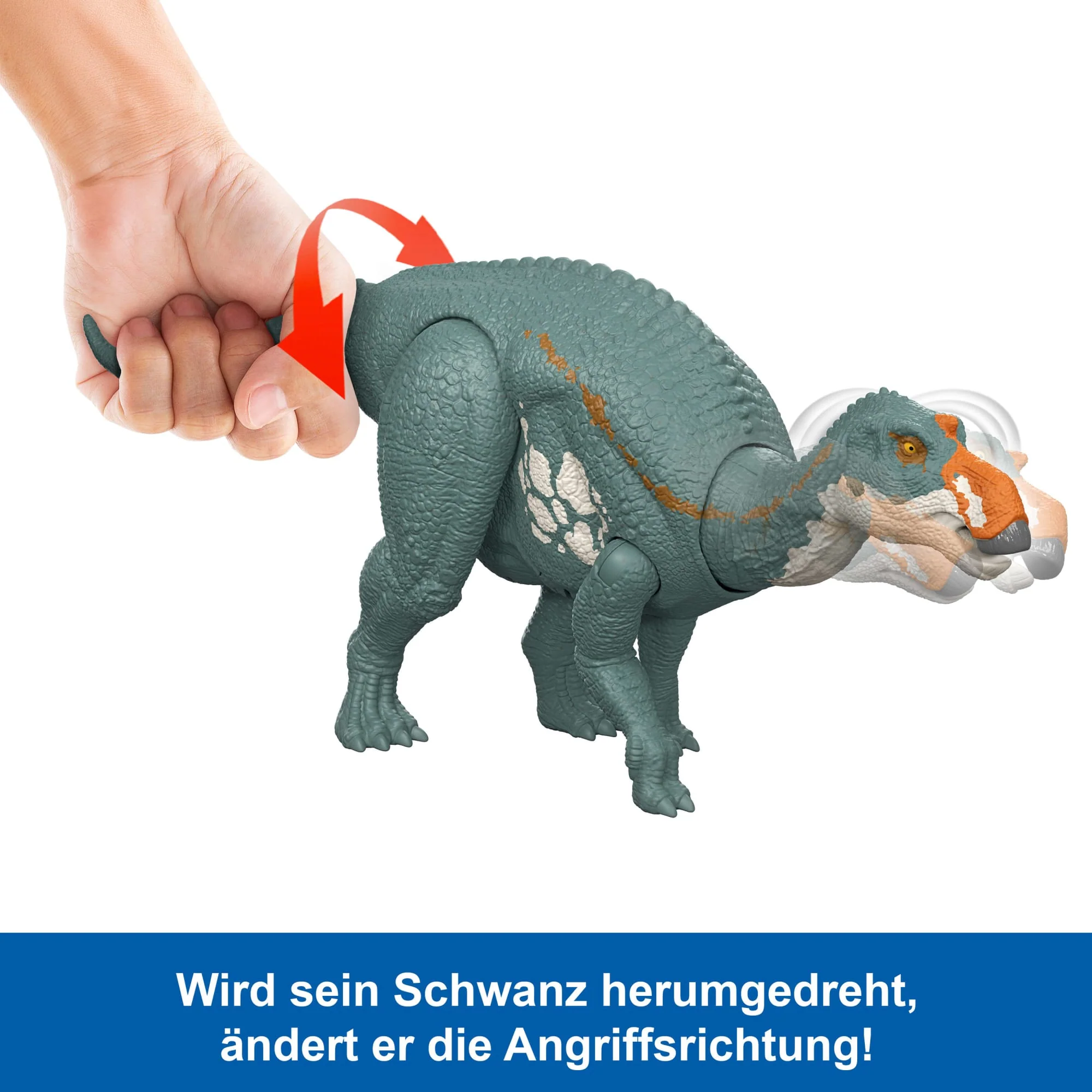 Jurassic World: Die Wiedergeburt Wild Roar Maiasaura Dinosaurierspielzeug Mit Schwanzgesteuertem Beiß-Angriff Und Brüllgeräusch - Image 4