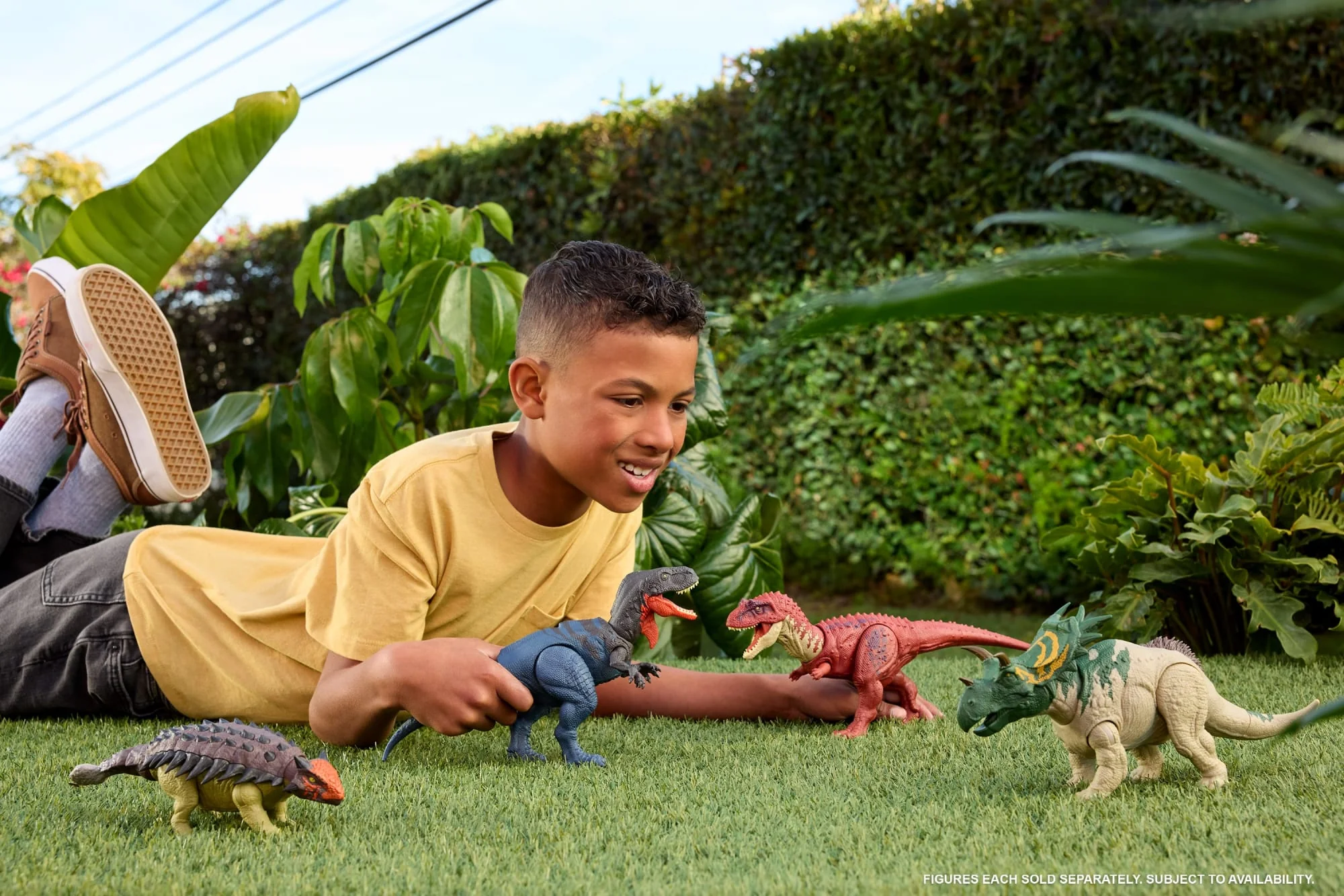 Jurassic World: Die Wiedergeburt Wild Roar Utahraptor Dinosaurierspielzeug Mit Schwanzgesteuertem Beiß-Angriff Und Brüllgeräusch - Image 2