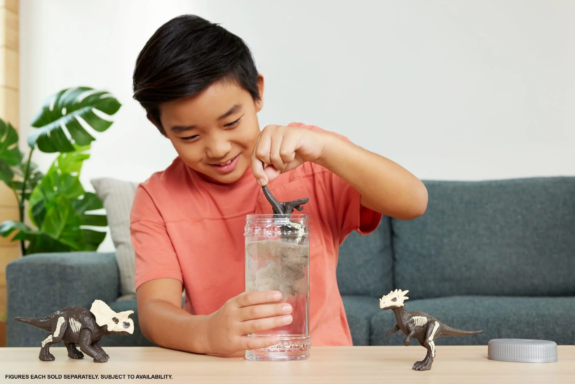 Juguetes De Dinosaurio Dino Revelación De Jurassic World Con Revelación De Decoración Completa Con Agua Templada, Sorpresa Al Abrir El Embalaje Y Cambio De Color - Image 2