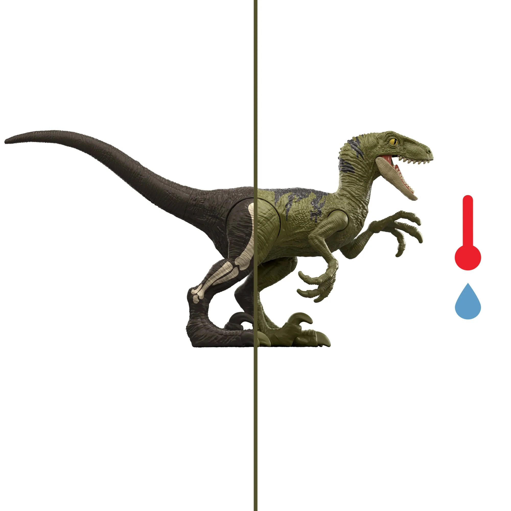 Juguetes De Dinosaurio Dino Revelación De Jurassic World Con Revelación De Decoración Completa Con Agua Templada, Sorpresa Al Abrir El Embalaje Y Cambio De Color - Image 3