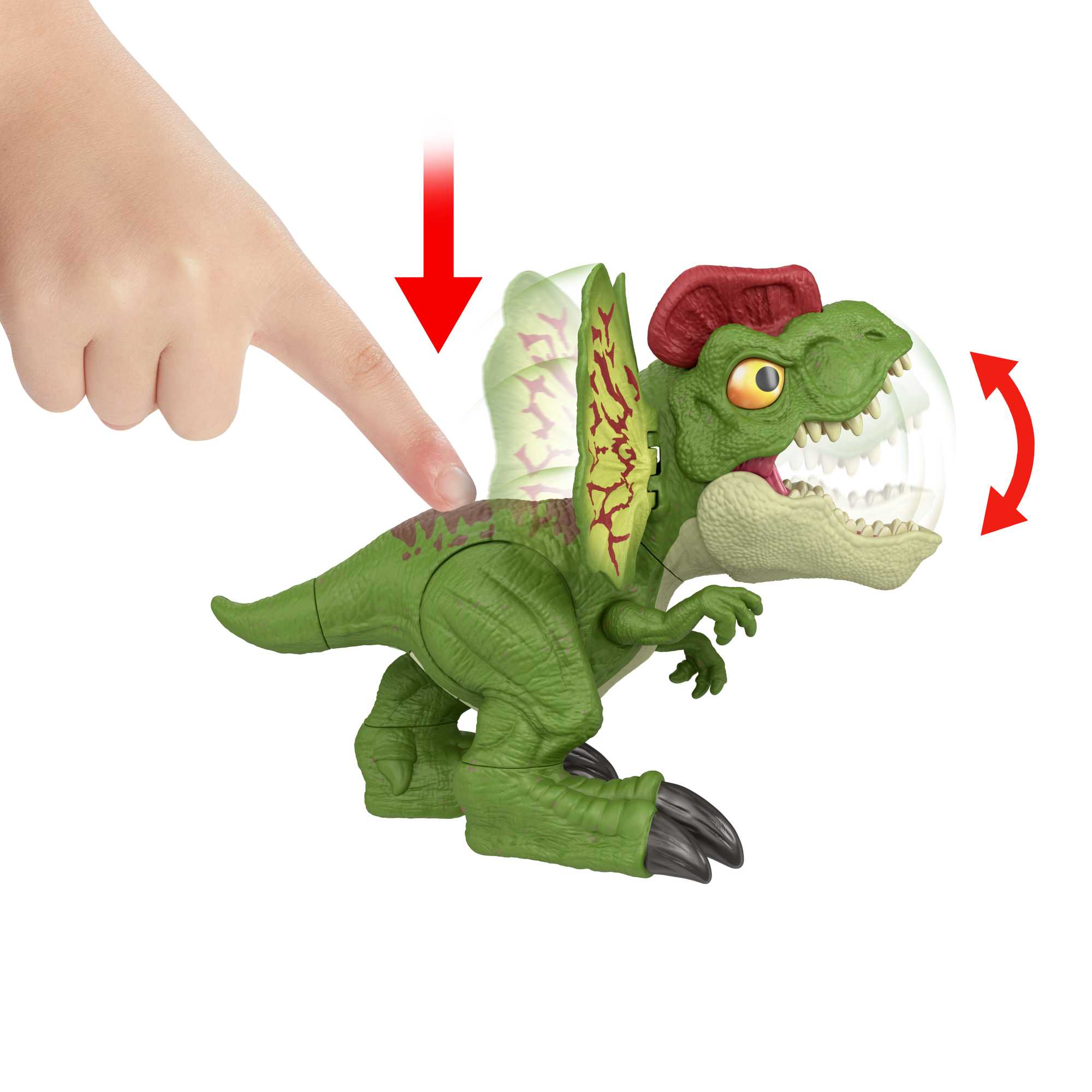 Jurassic World-Dinos En Liberté-Figurine Dilophosaurus Tir Fatal - Image 3