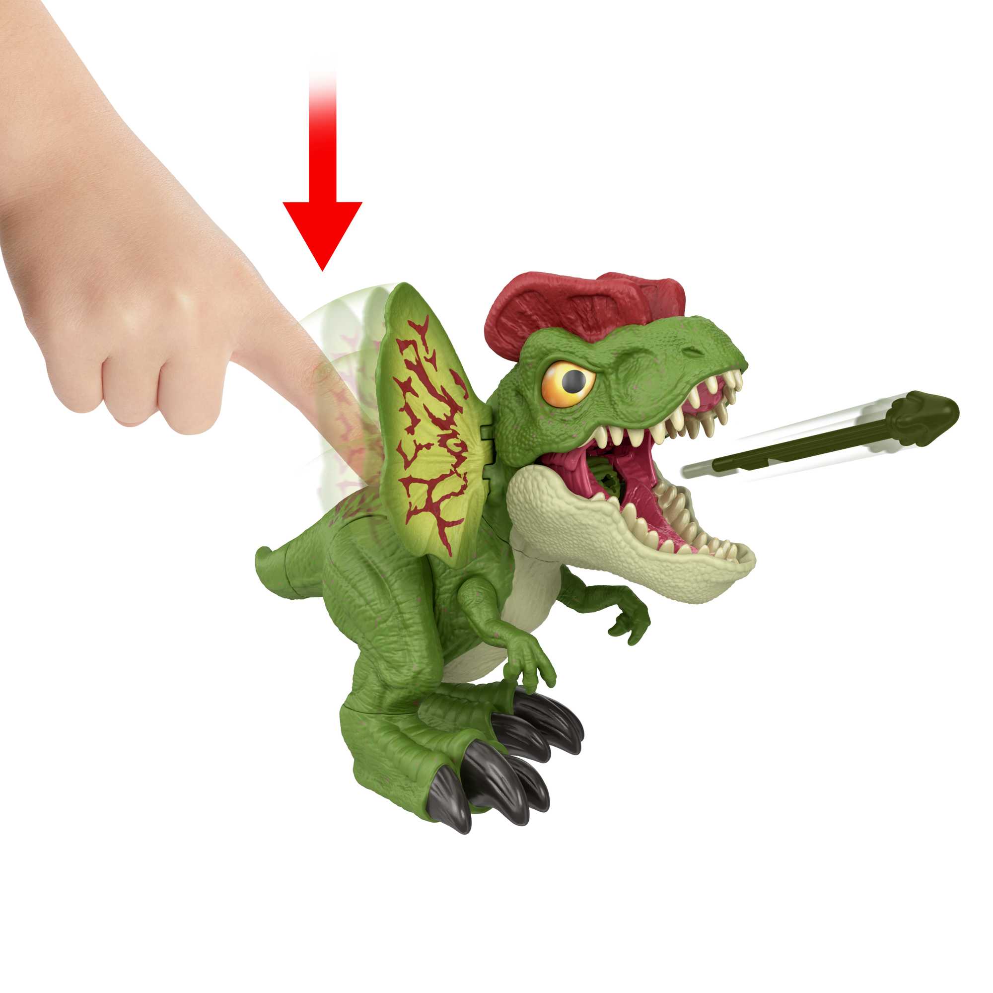 Jurassic World-Dinos En Liberté-Figurine Dilophosaurus Tir Fatal - Image 5