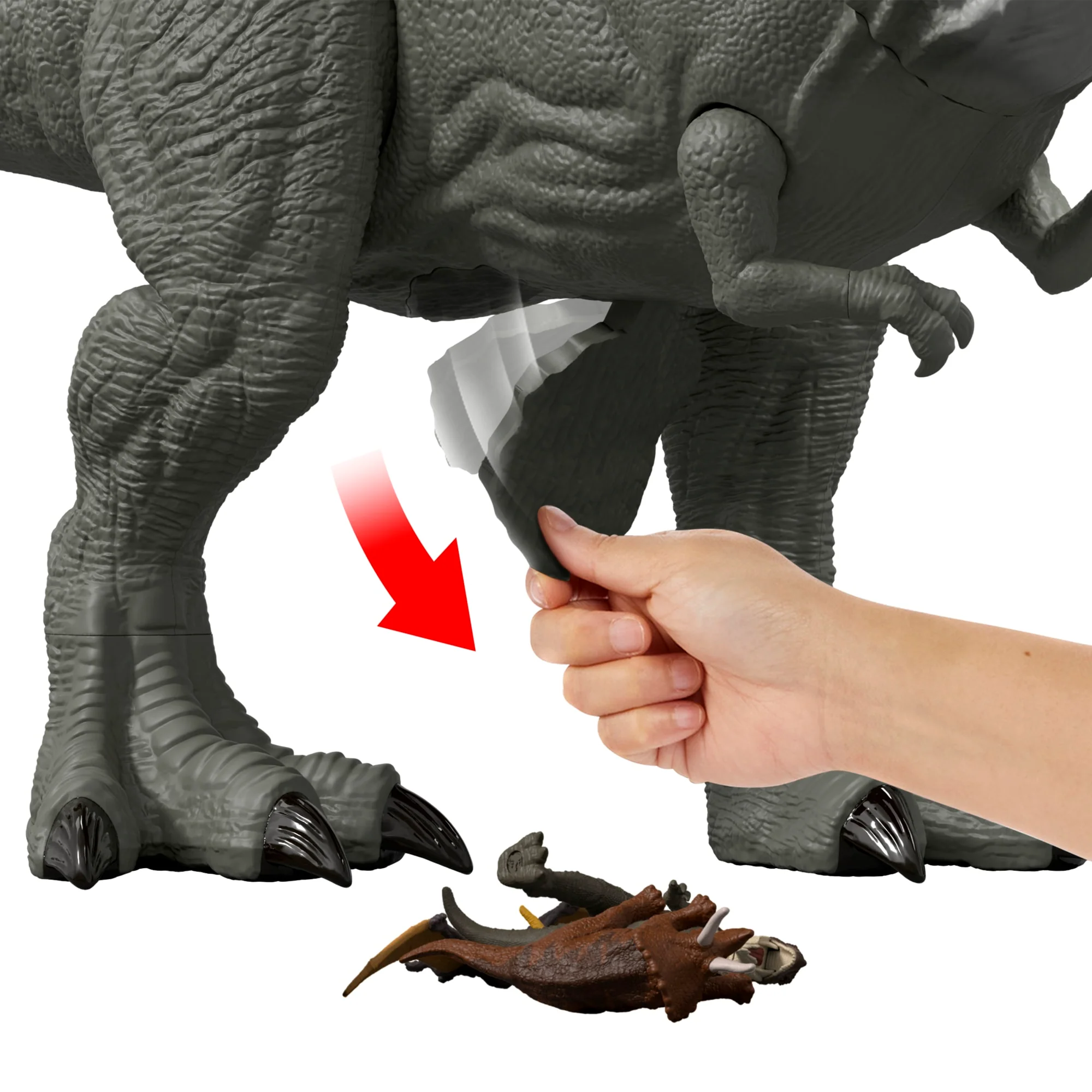Jurassic World: El Renacer Tiranosaurio Rex Supercolosal Figura De Acción De Dinosaurio De La Película - Image 4