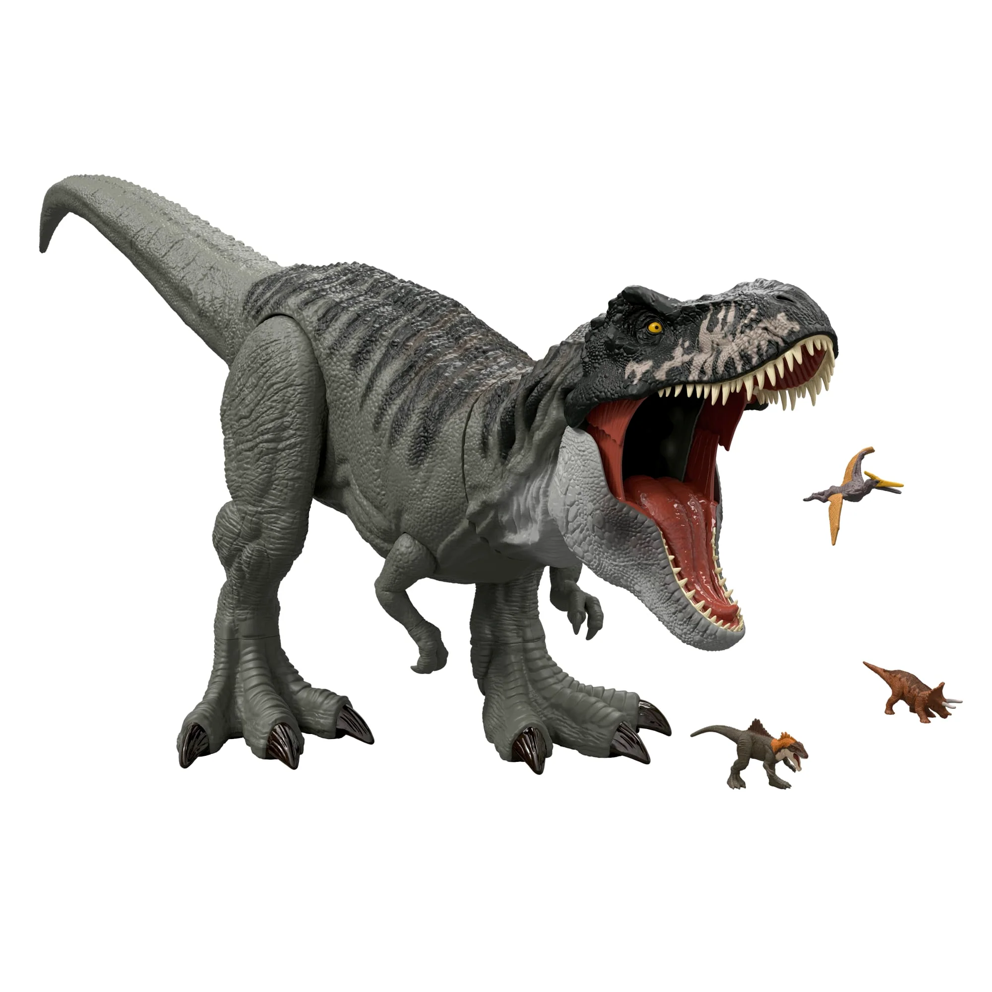 Jurassic World: El Renacer Tiranosaurio Rex Supercolosal Figura De Acción De Dinosaurio De La Película - Image 5