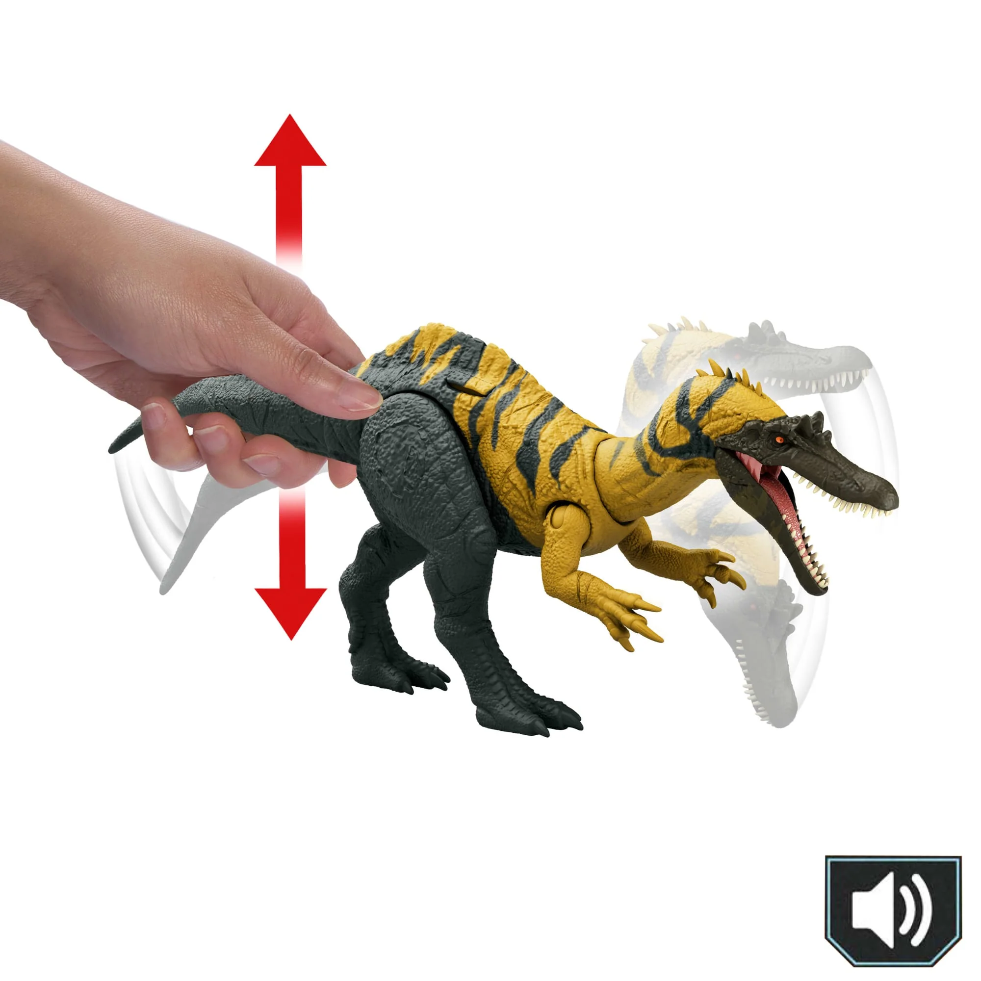 Jurassic World-Figurine Ceratosuchops Rugissement Féroce-Dinosaure - Image 4