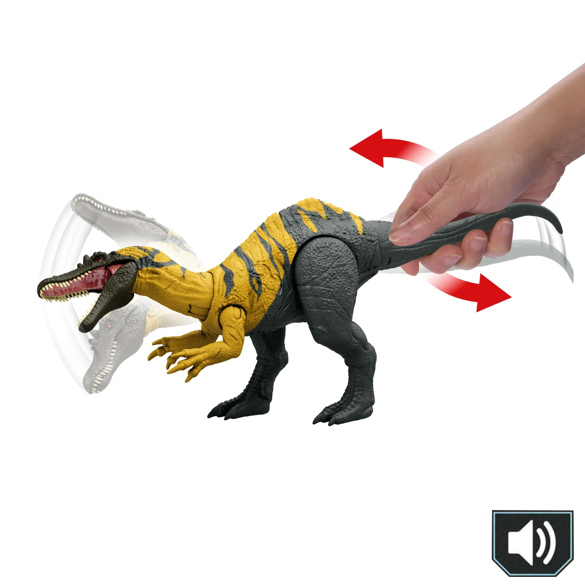 Jurassic World-Figurine Ceratosuchops Rugissement Féroce-Dinosaure - Image 5