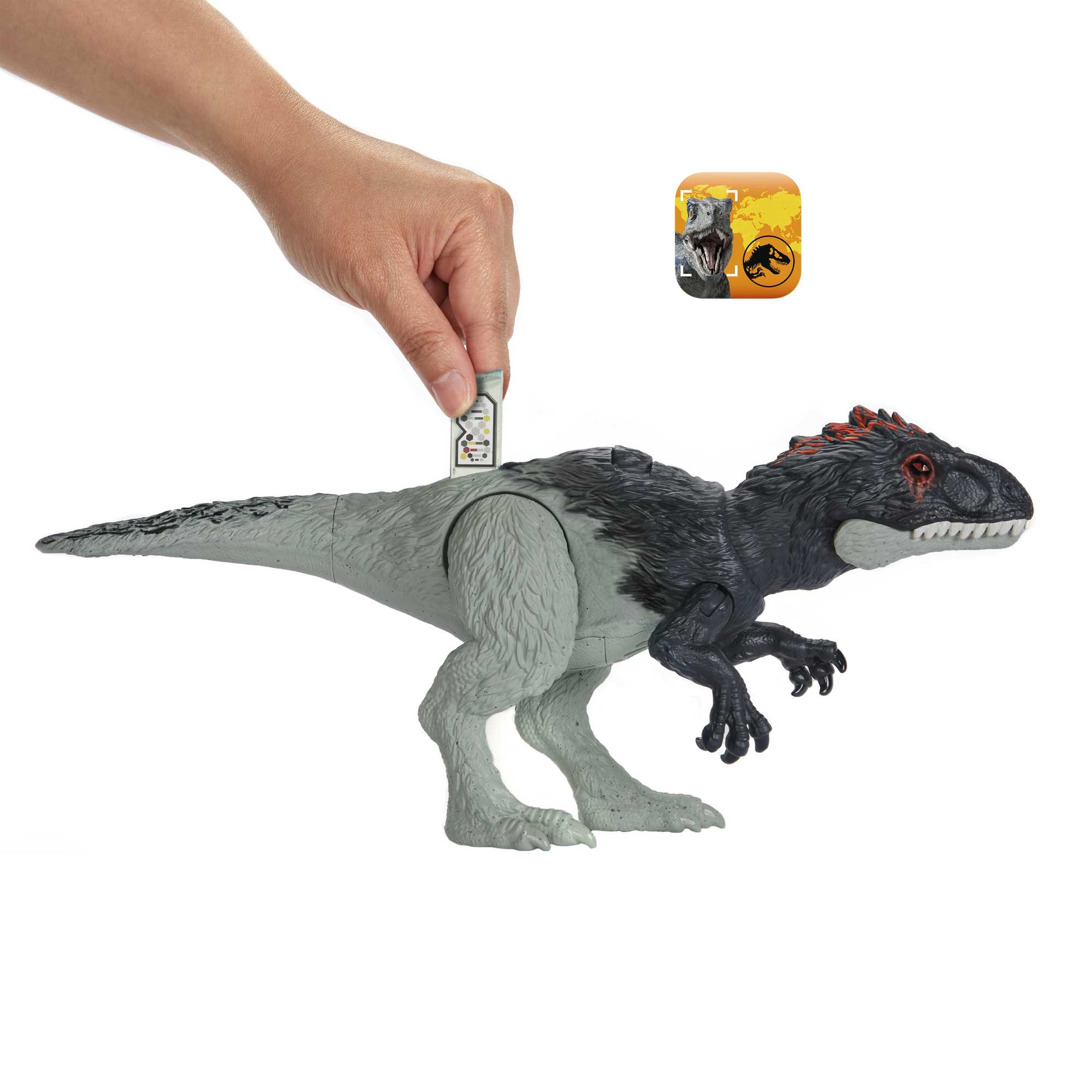 Jurassic World-Eocarcharia Rugissement Féroce-Figurine, Son Et Attaque - Image 4