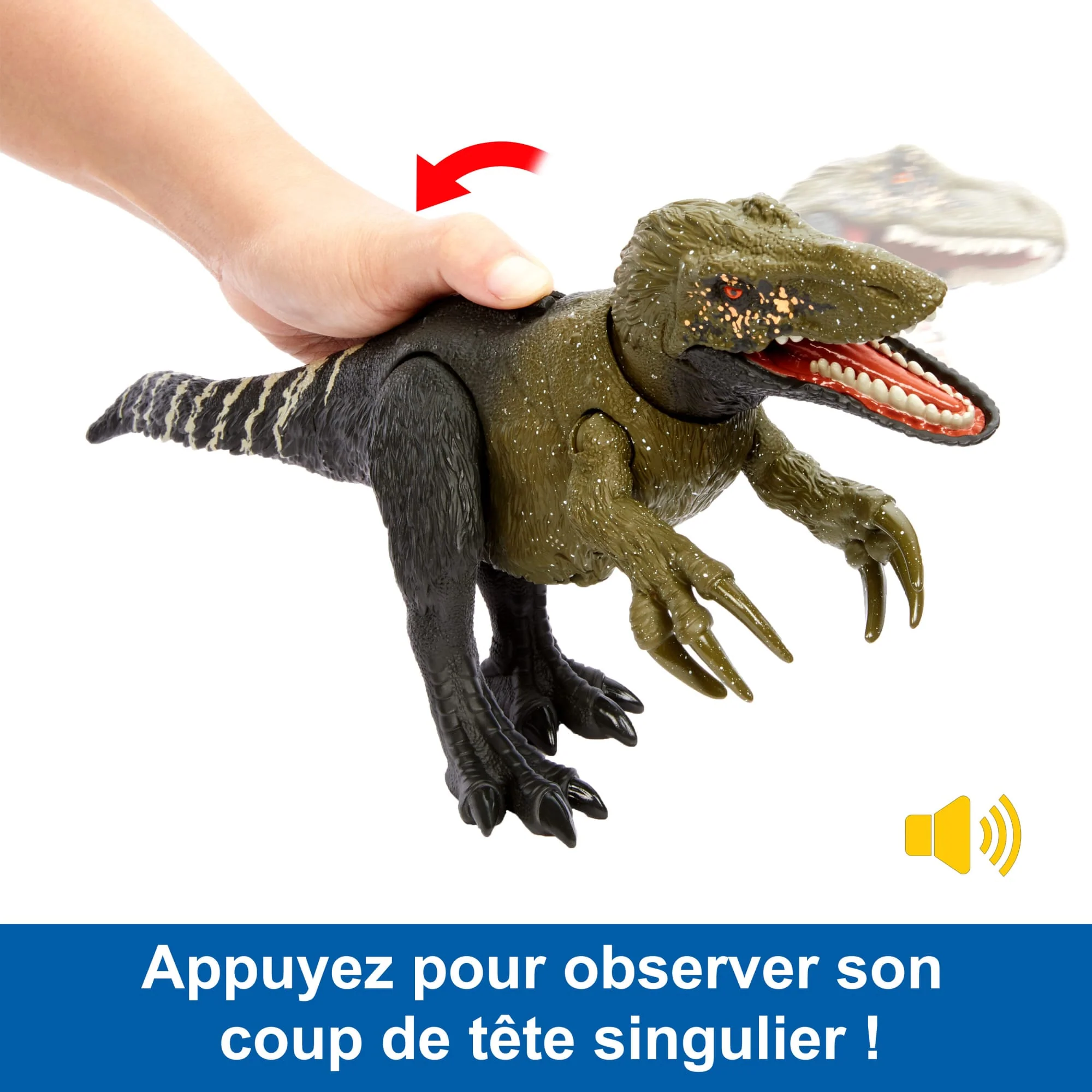 Jurassic World-Orkoraptor-Figurine Sonore Rugissement Féroce - Image 3