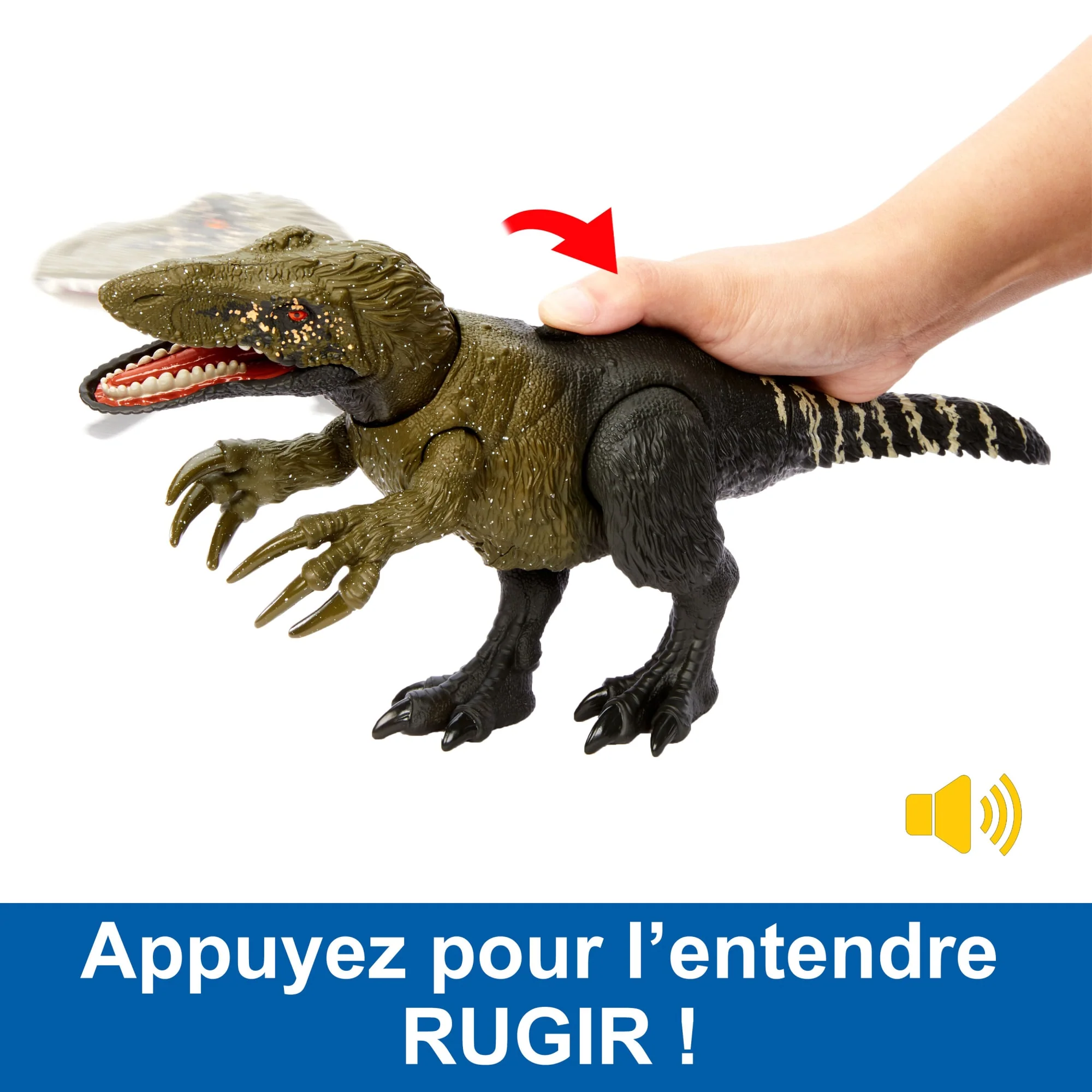 Jurassic World-Orkoraptor-Figurine Sonore Rugissement Féroce - Image 4