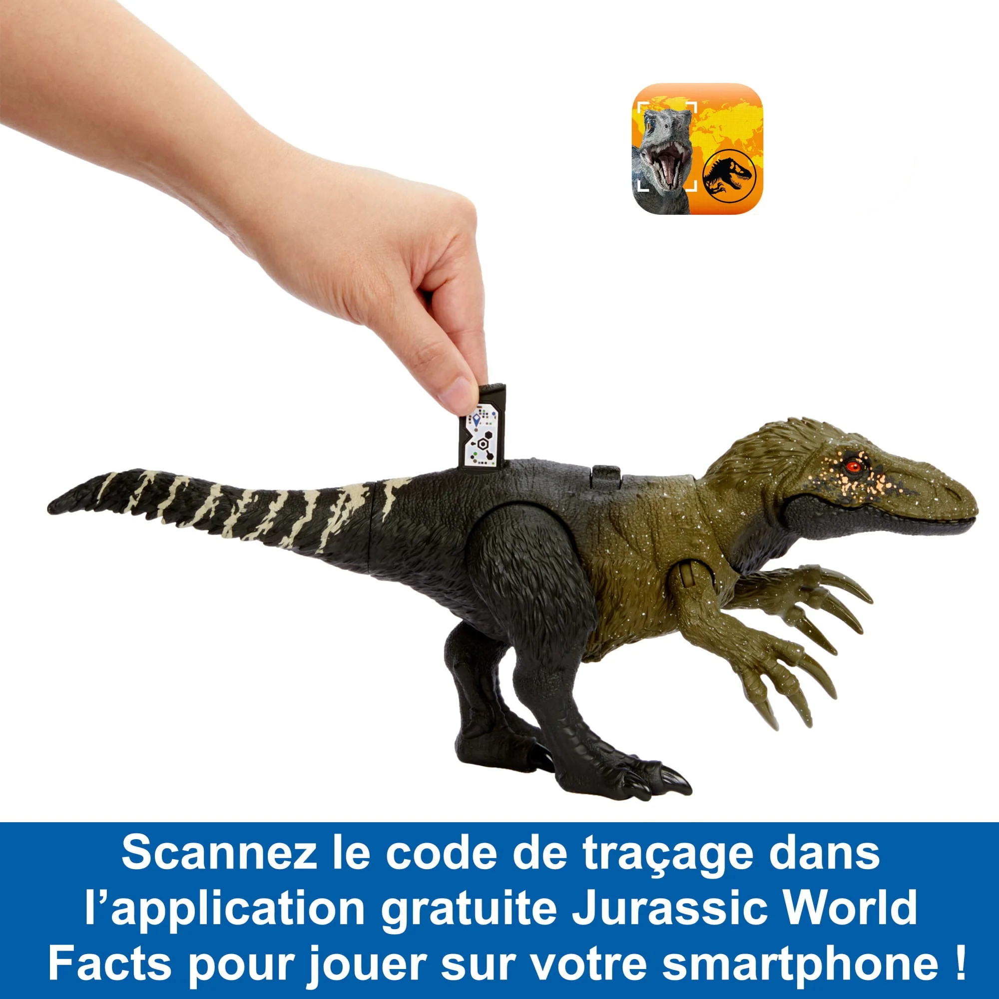 Jurassic World-Orkoraptor-Figurine Sonore Rugissement Féroce - Image 5