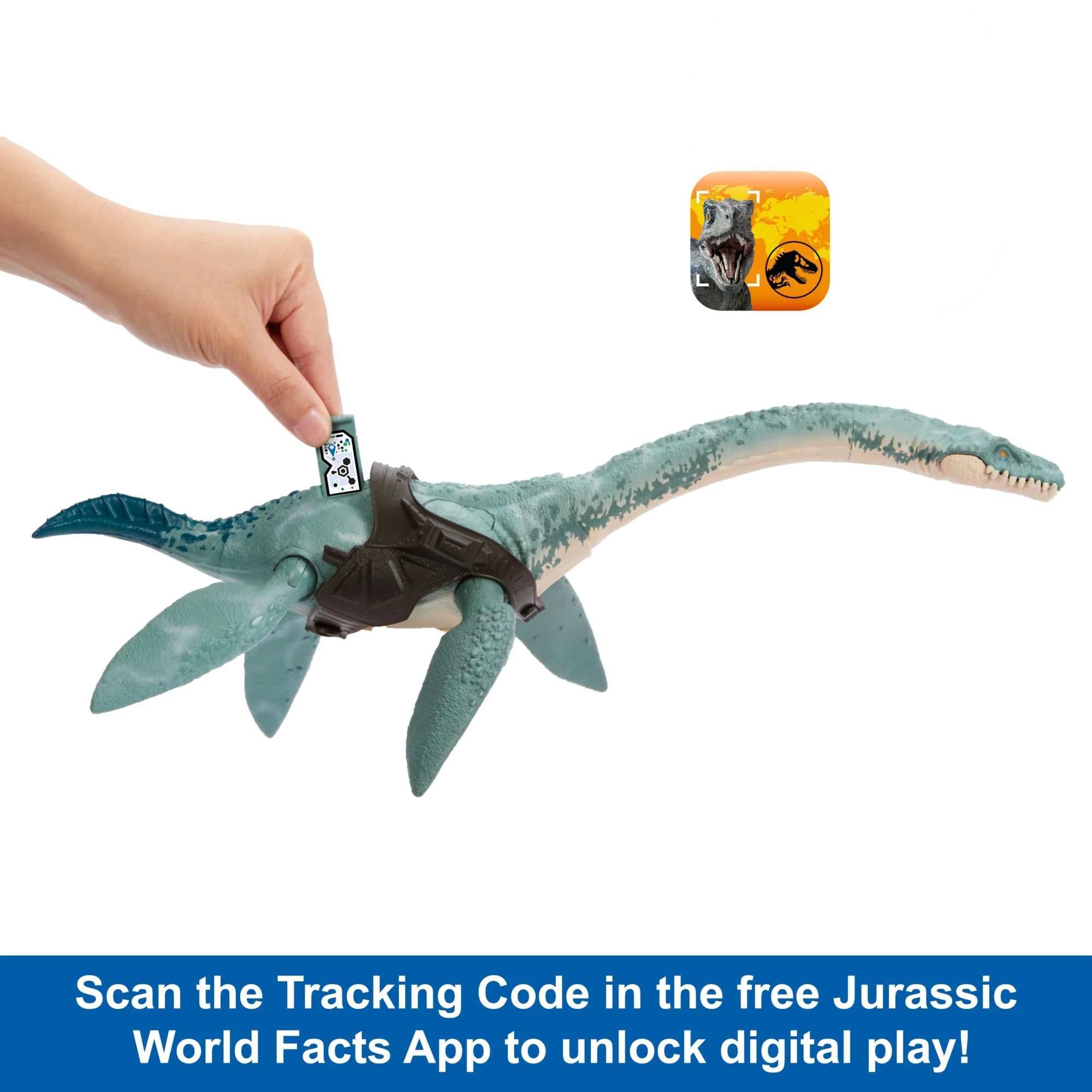 JURASSIC WORLD GIGANTIC TRACKERS Elasmosaurus - Image 5
