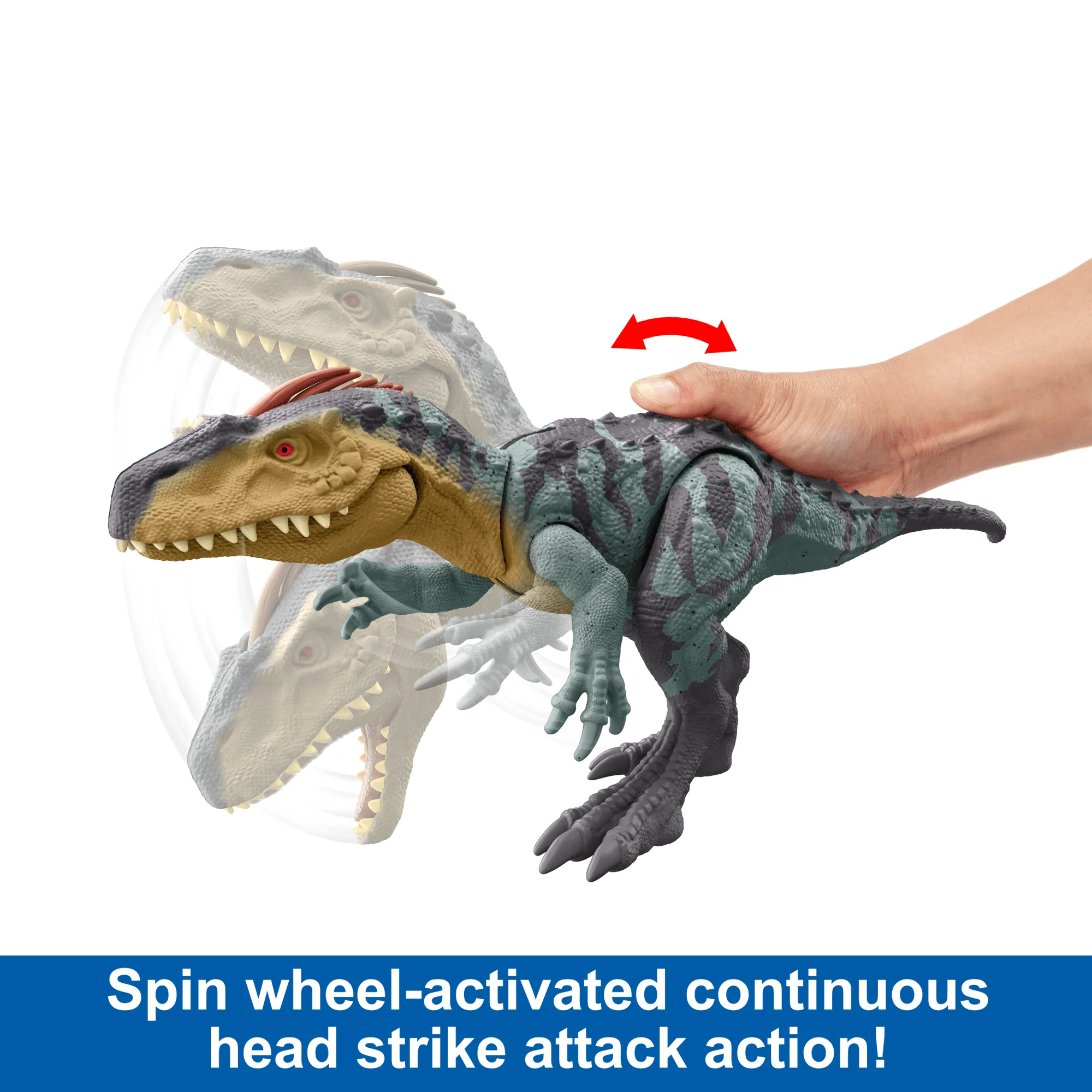 Jurassic World Gigantic Trackers Neovenator Dinosaur Action Figure Toy, Large Species - Image 3