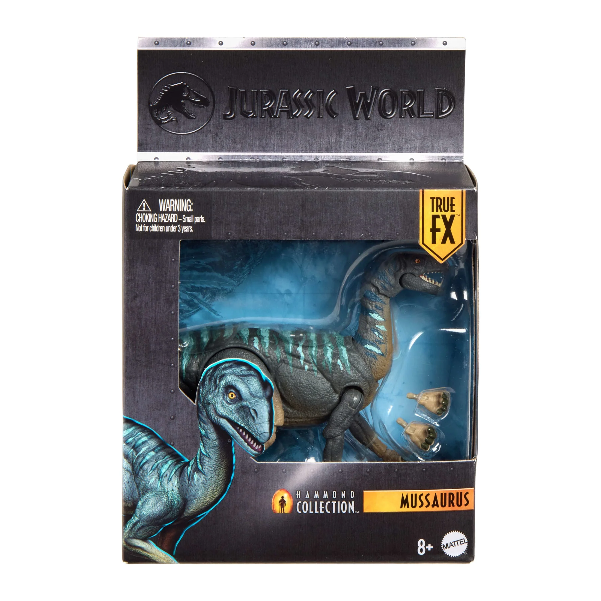 Jurassic World Hammond Collection Mussaurus-Dinosaurierfigur, Deluxe-Design Und 15 Bewegungspunkte - Image 6