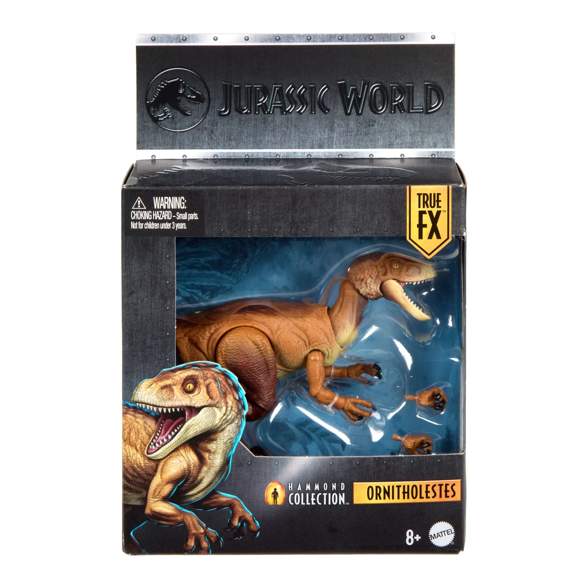 Jurassic World Hammond Collection Ornitholestes-Dinosaurierfigur, Deluxe-Design Und 18 Bewegungspunkte - Image 6