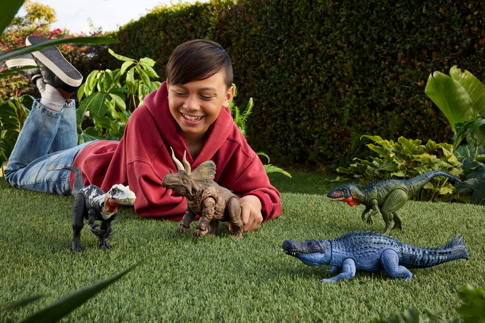 Jurassic World İz Sürücü Dinozor Figürleri - Film Serisi, Kuyrukla Tetiklenen Hamleler - Image 3