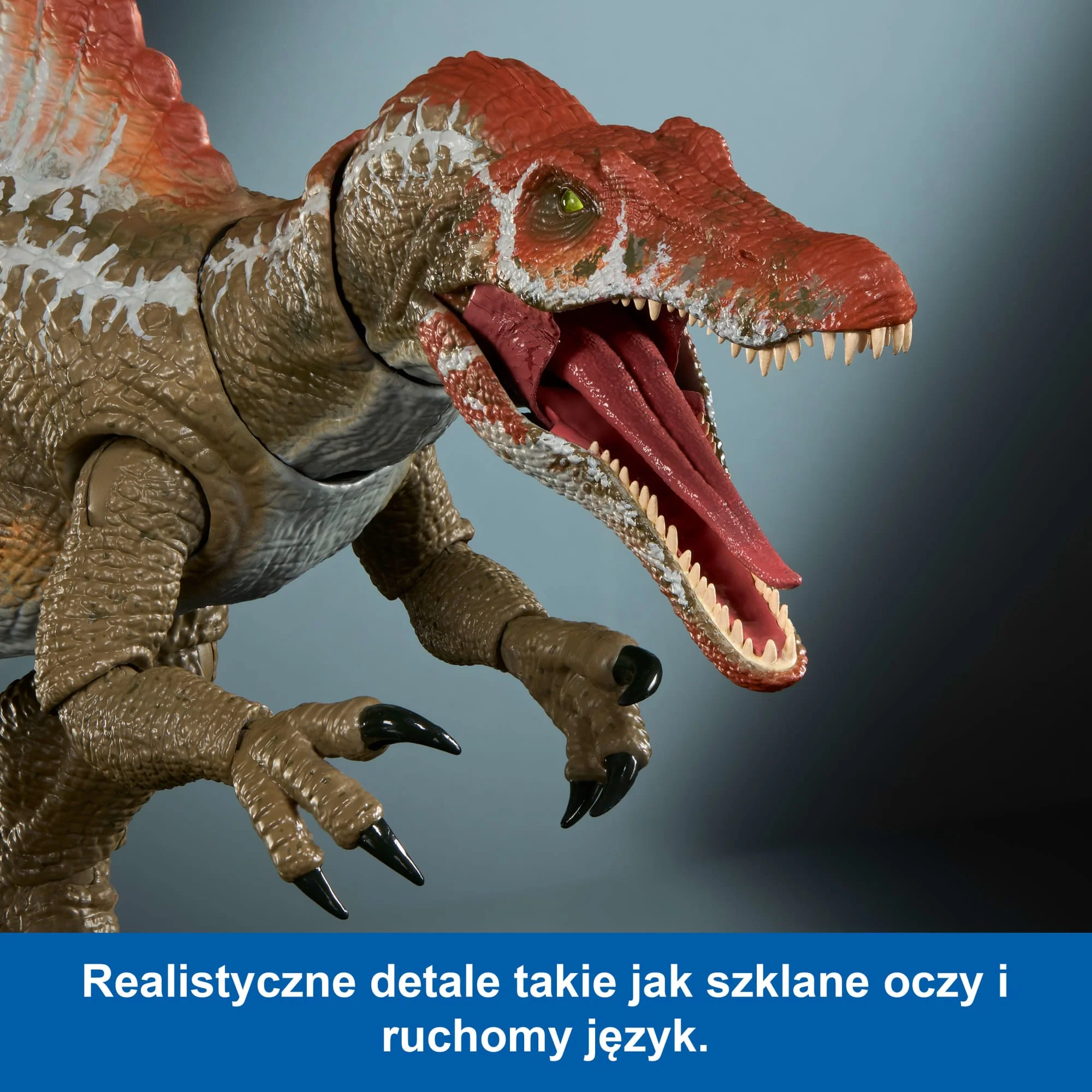 Jurassic World Kolekcja Hammonda Park Jurajski III Spinozaur Duża figurka Dinozaur zabawka 8+ - Image 3