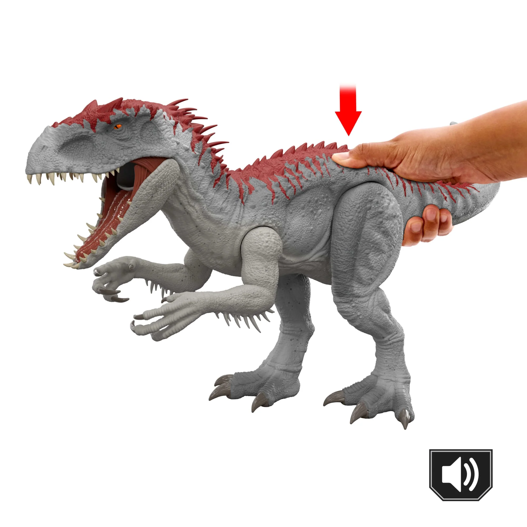 Jurassic World Legacy Collection Dinozaur Real Feel Indominus Rex Figurka premium z dźwiękiem Dinozaur zabawka 4+ - Image 6