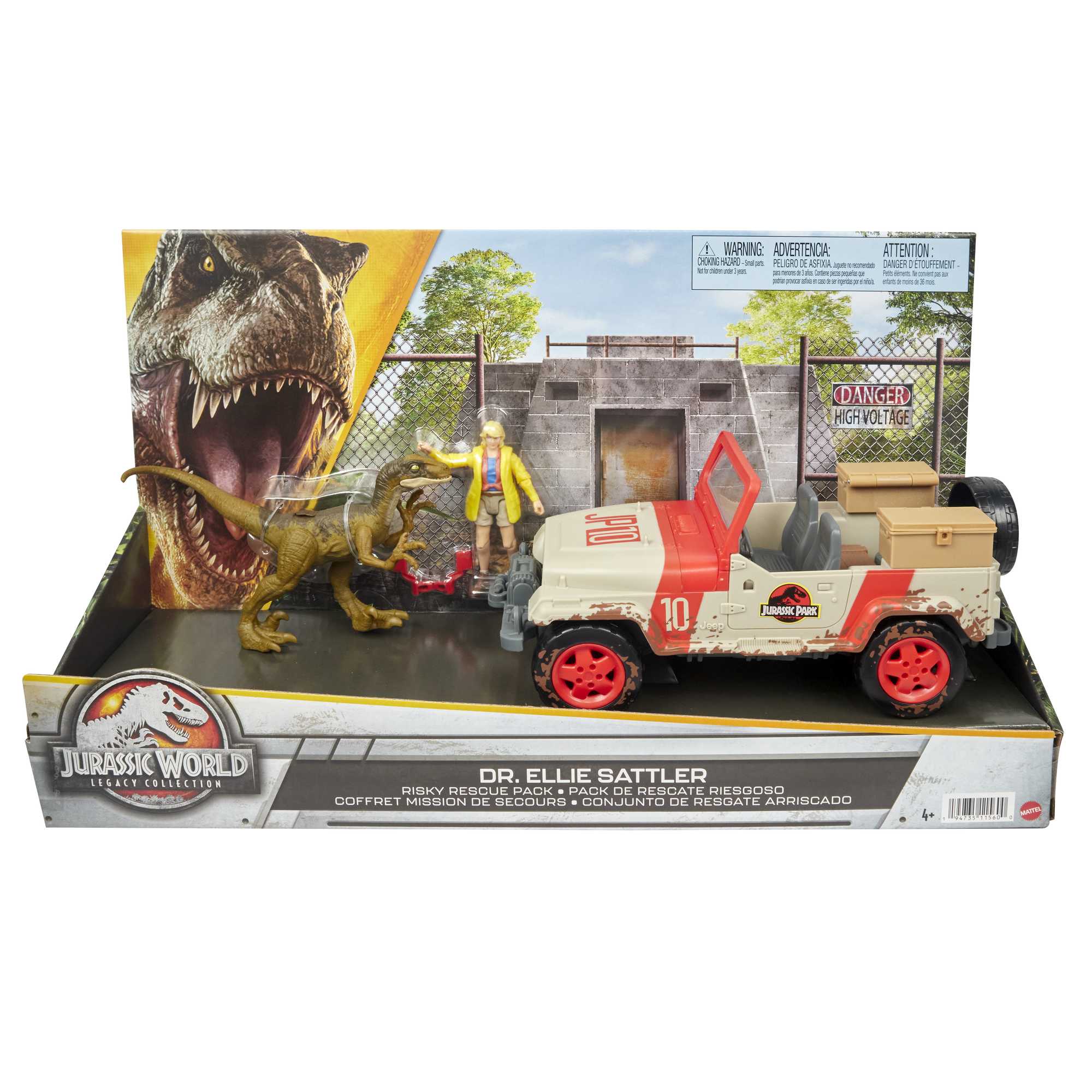 Jurassic World Legacy Collection Dr. Ellie Sattler Risky Rescue Pack - Image 6