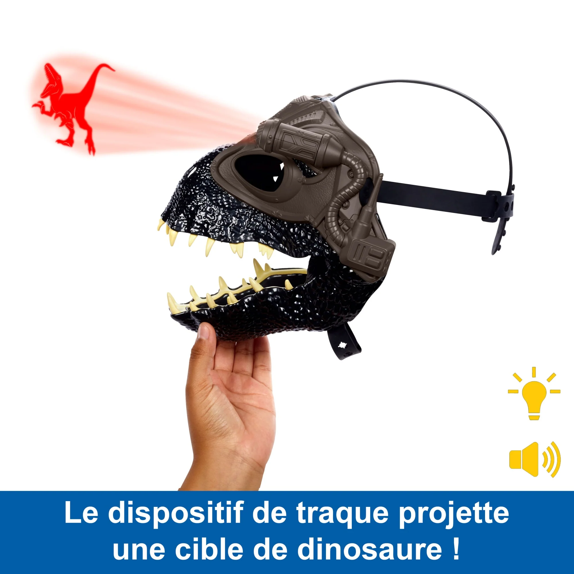 Jurassic World - Masque D’Indoraptor Qui Rugit - Masque Électronique - 4 Ans Et + - Image 3
