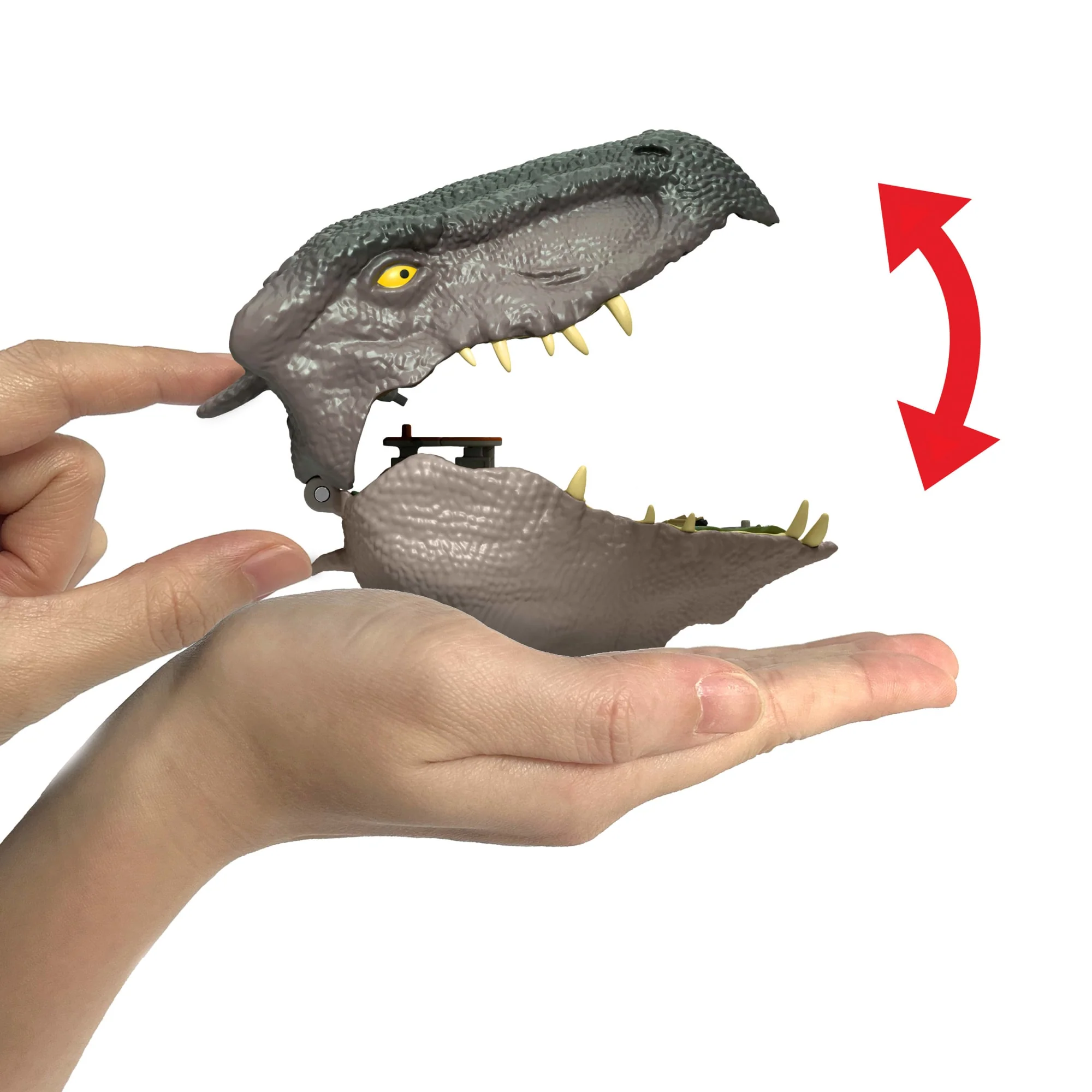 Jurassic World: Die Wiedergeburt, Kleines Abenteuer-Spielset in Form Eines Distortus-Rex-Kopfes, Interaktive Funktionen Und Figuren - Image 4