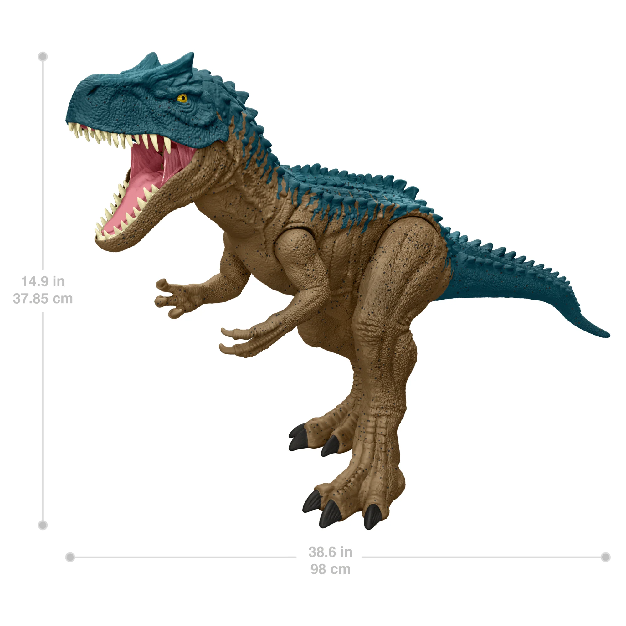 Jurassic World Riesendino Allosaurus Dinosaurier Actionfigur Spielzeug 96 Cm Lang, Verschlingt Minis - Image 5