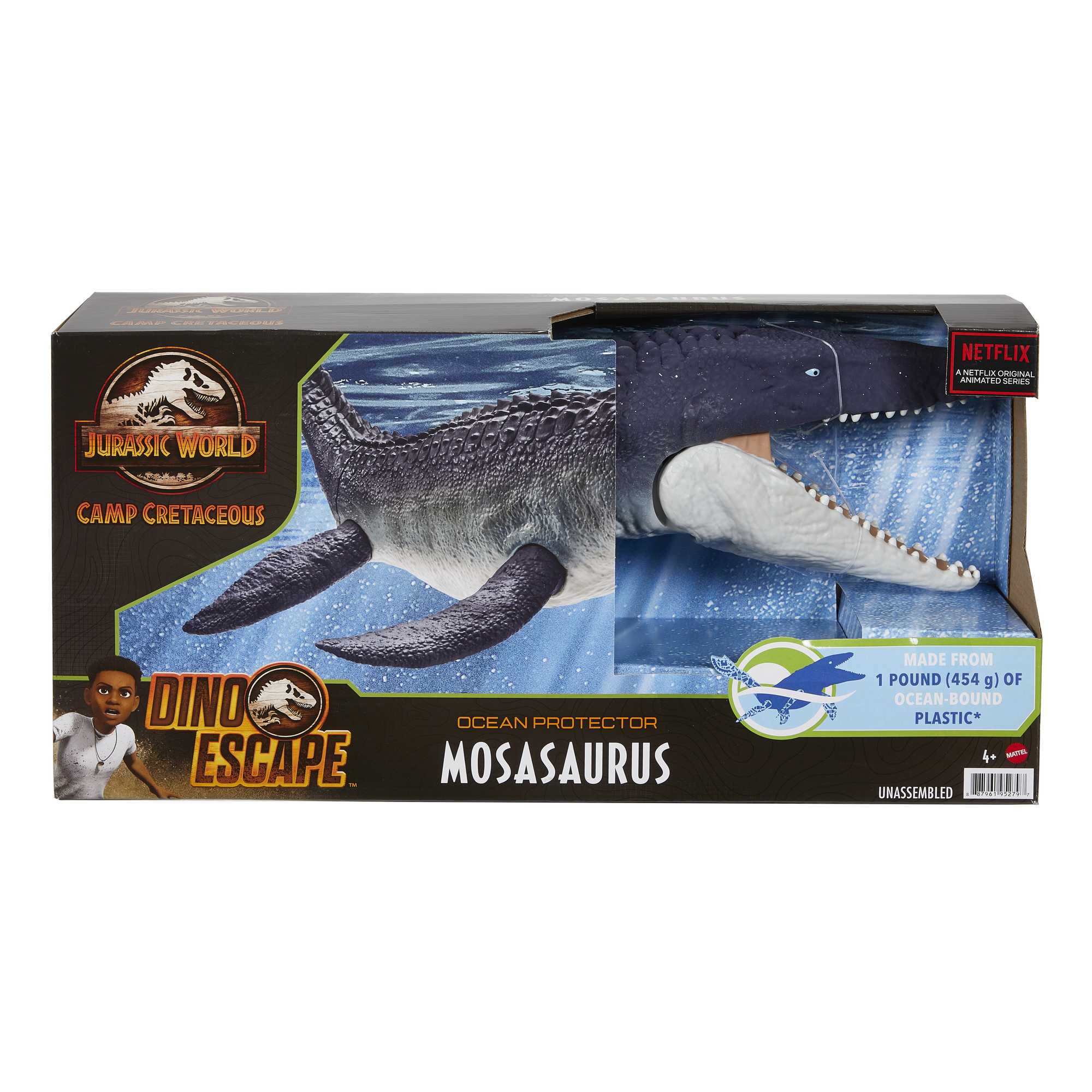 Jurassic World Ocean Protector Mosasaurus Figure - Image 6