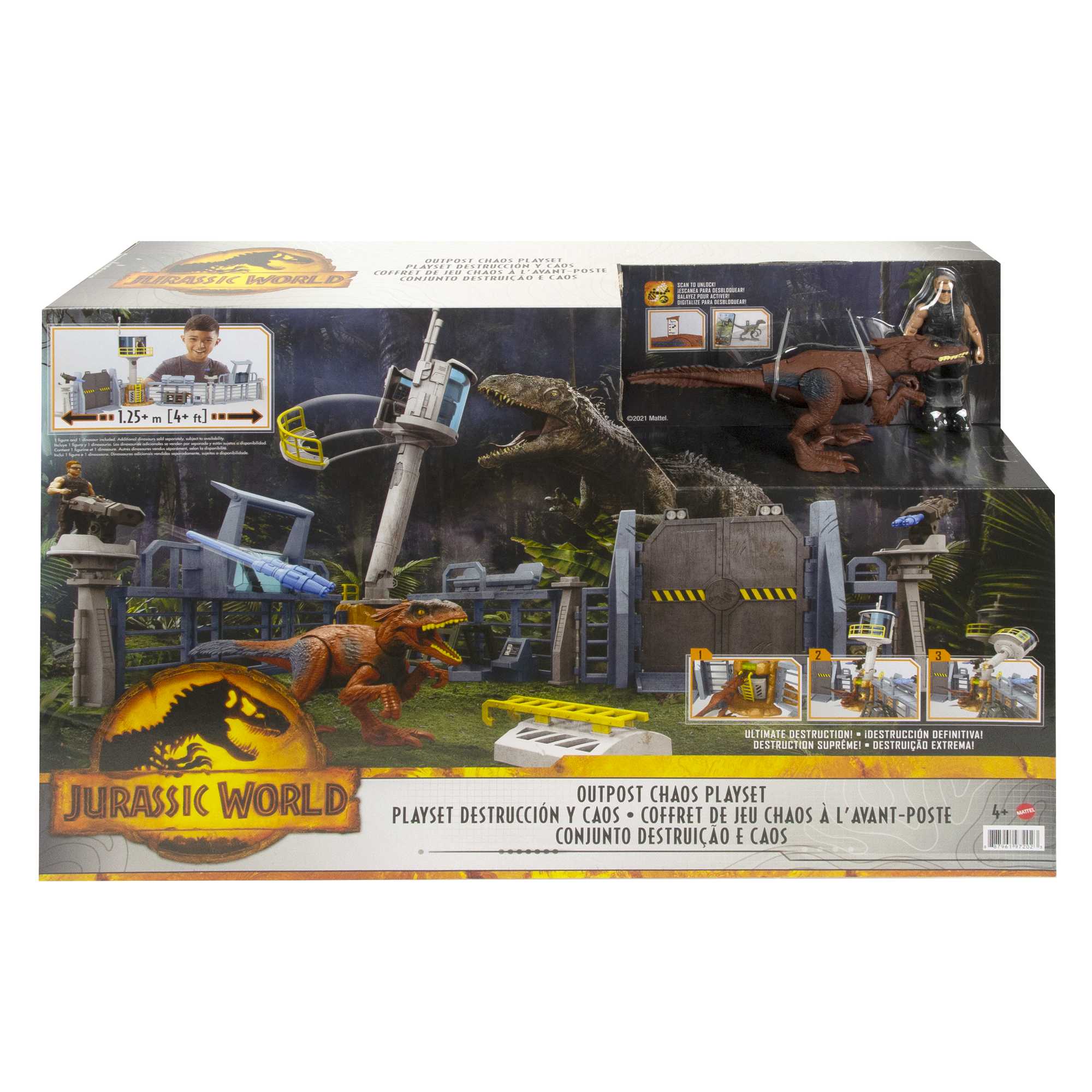 Jurassic World Outpost Chaos Playset - Image 6