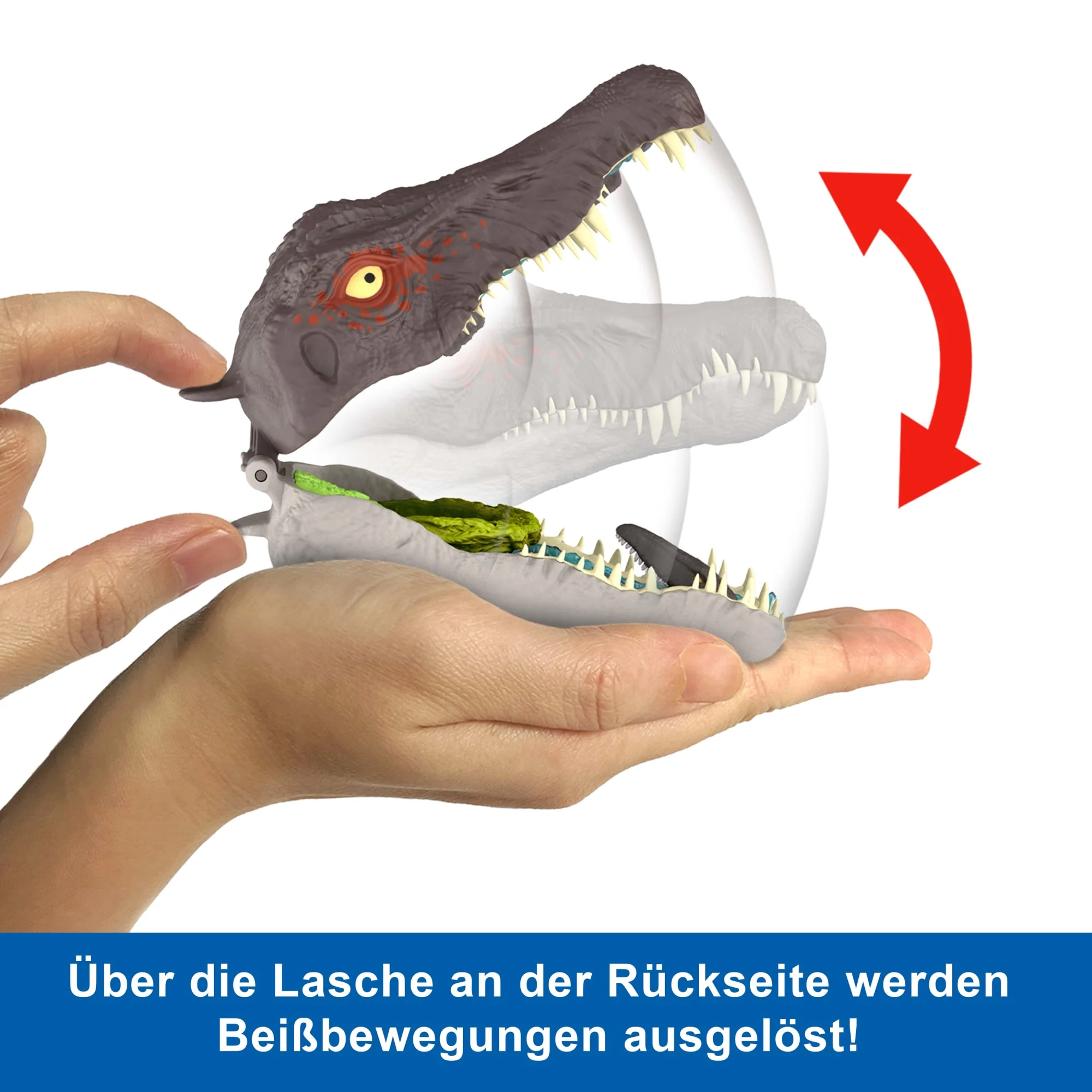 Jurassic World Rebirth, Kleines Abenteuer-Spielset in Form Eines Spinosaurus-Kopfes, Interaktive Funktionen Und Figuren - Image 5