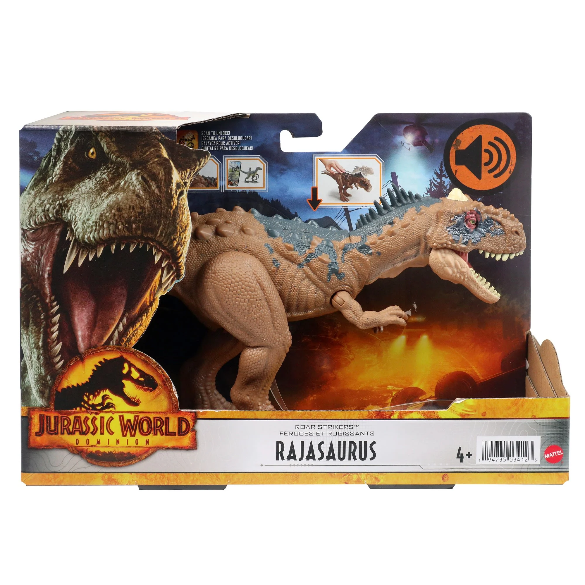 Jurassic World Roar Strikers Rajasaurus - Image 6