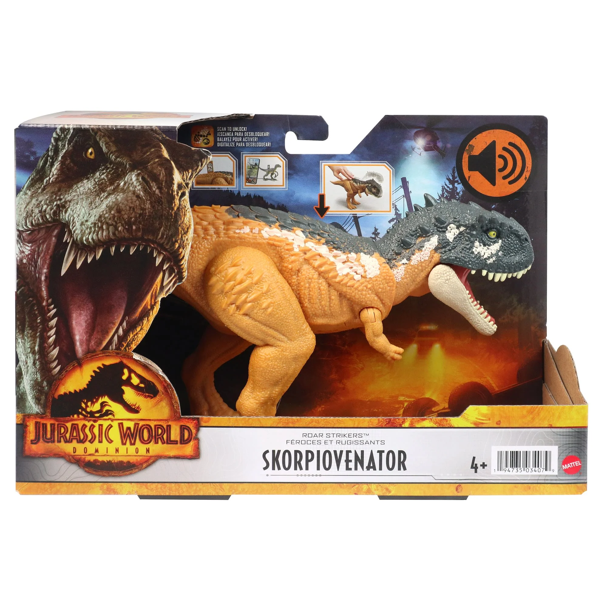Jurassic World Roar Strikers Skorpiovenator - Image 6
