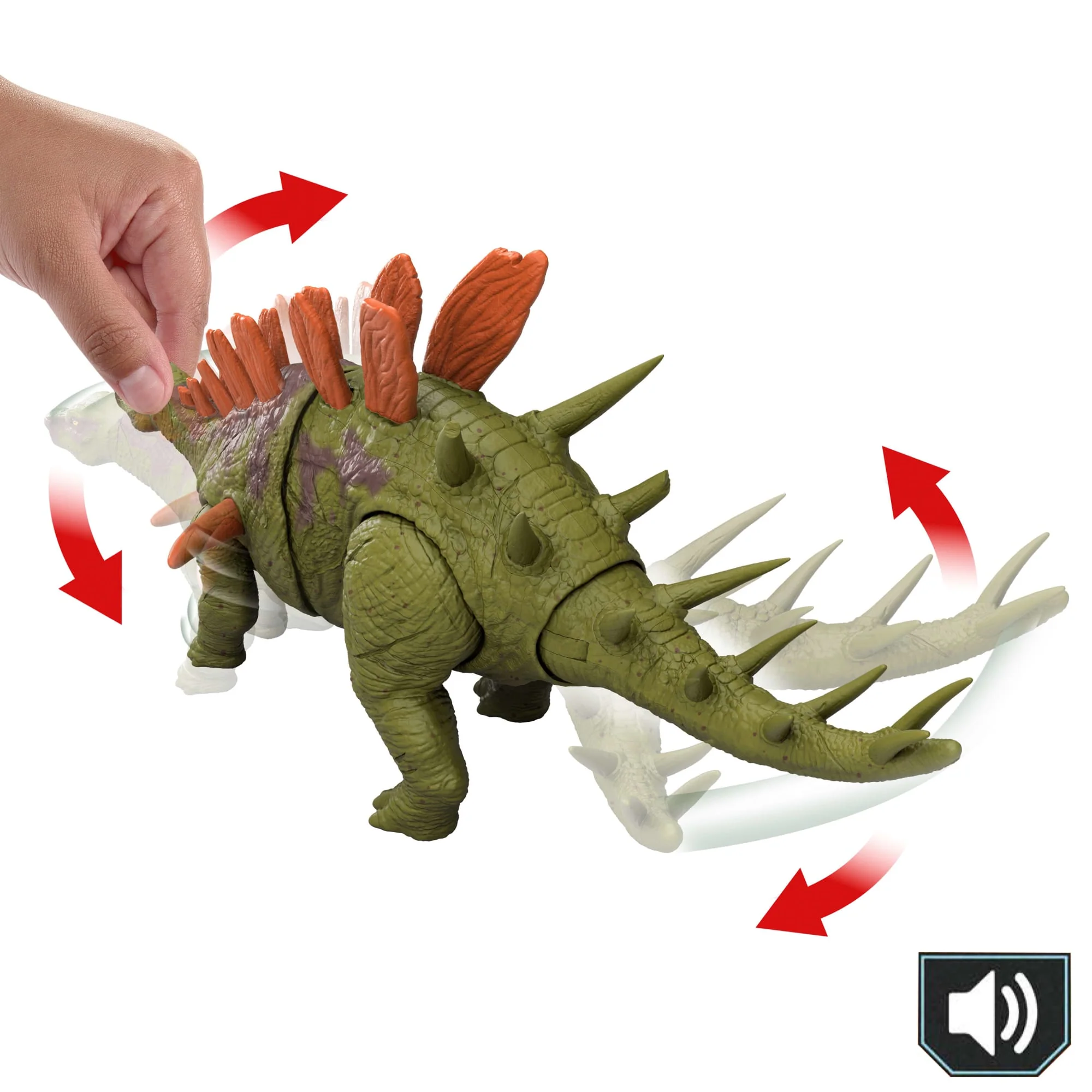 Juguetes De Dinosaurio Rugido Salvaje De Jurassic World Con Sonido De Rugido Y Acción De Ataque - Image 5