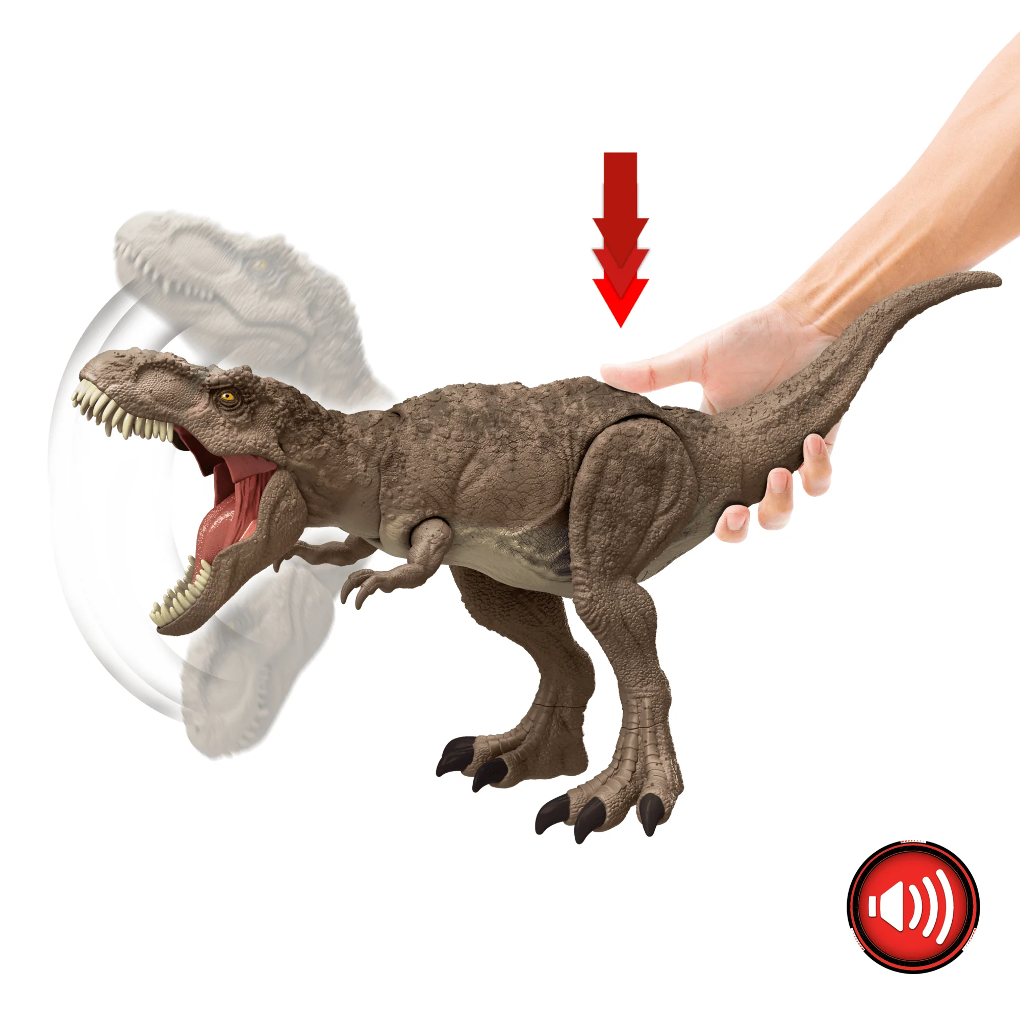 Jurassic World Saldırgan T-Rex Figürü; Dinozor Aksiyon Figürü Oyuncak - Image 3